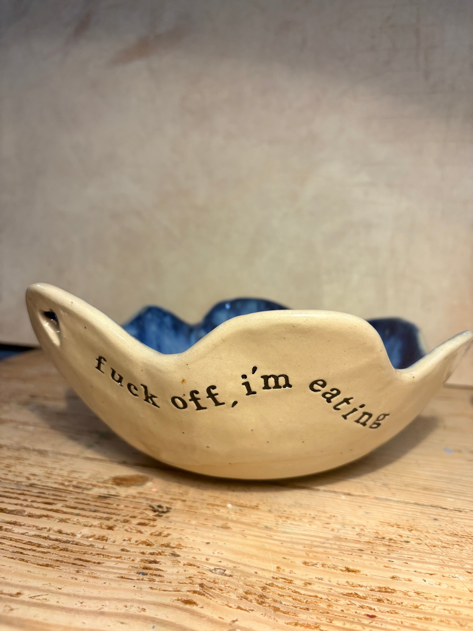 “fuck off, i'm eating" bowl