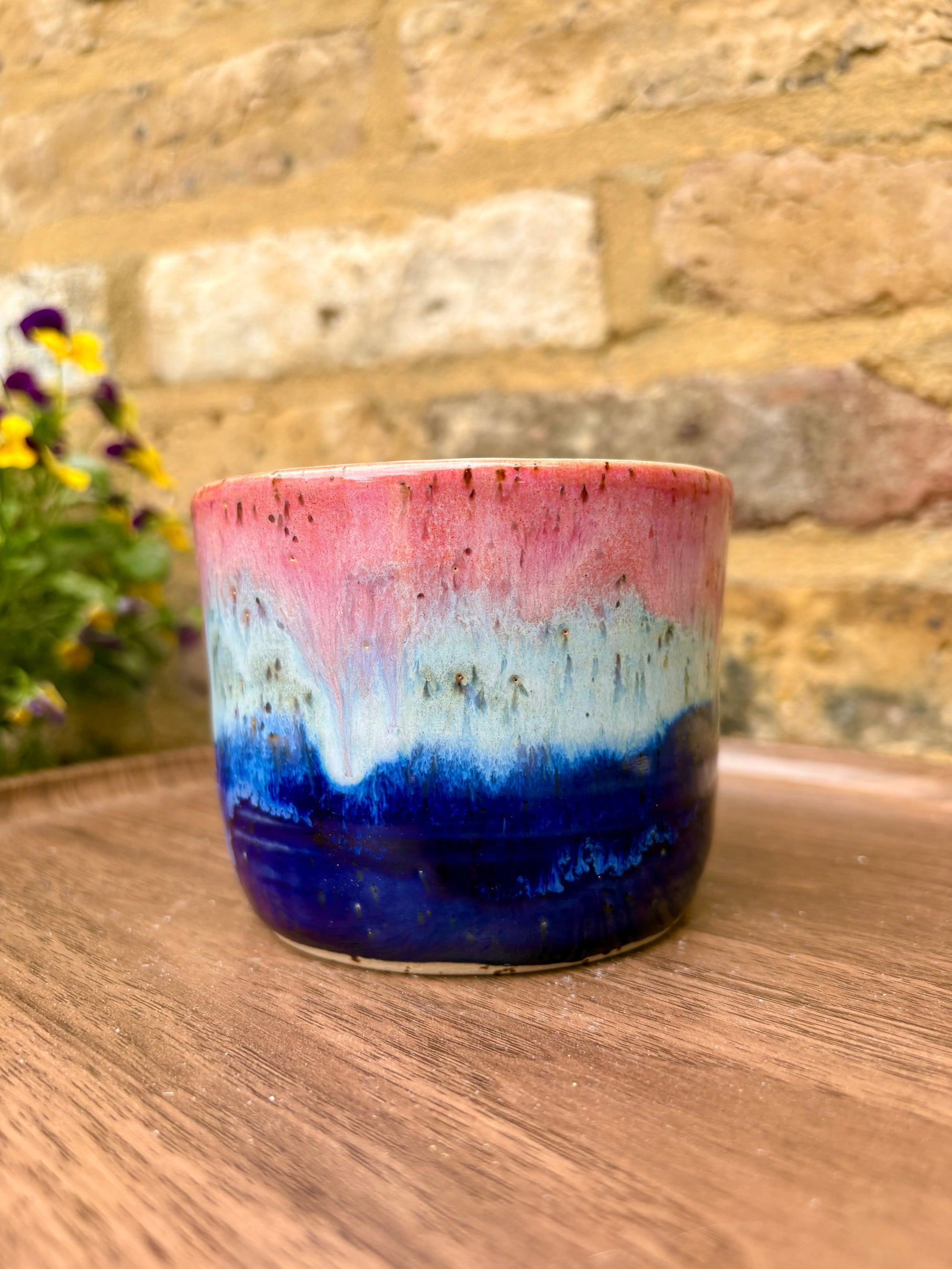 Cunt tumbler mug (no handle) (pink night sky)