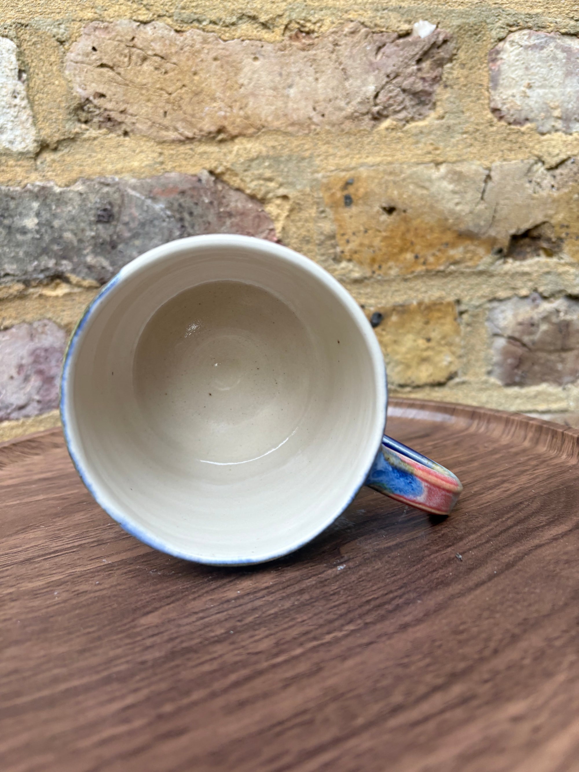 “fuck normal, i want magic" mug (Pink/blue)
