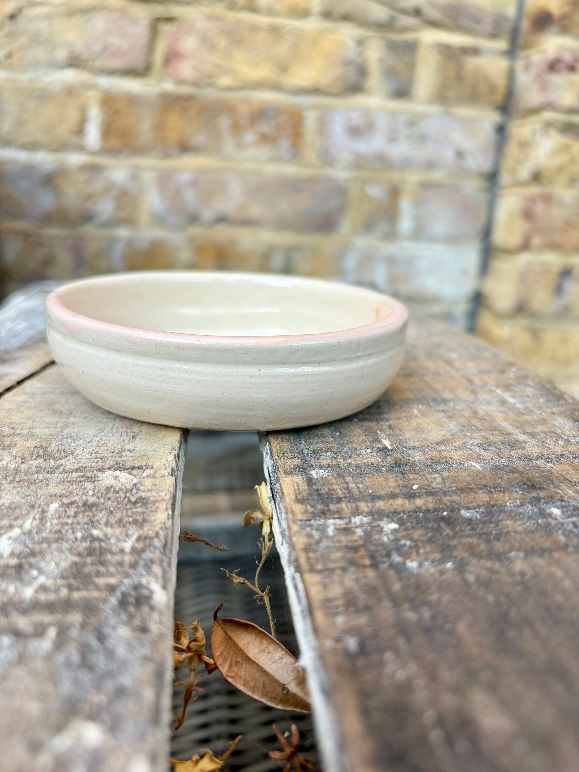 "random shit" trinket dish (light pink)