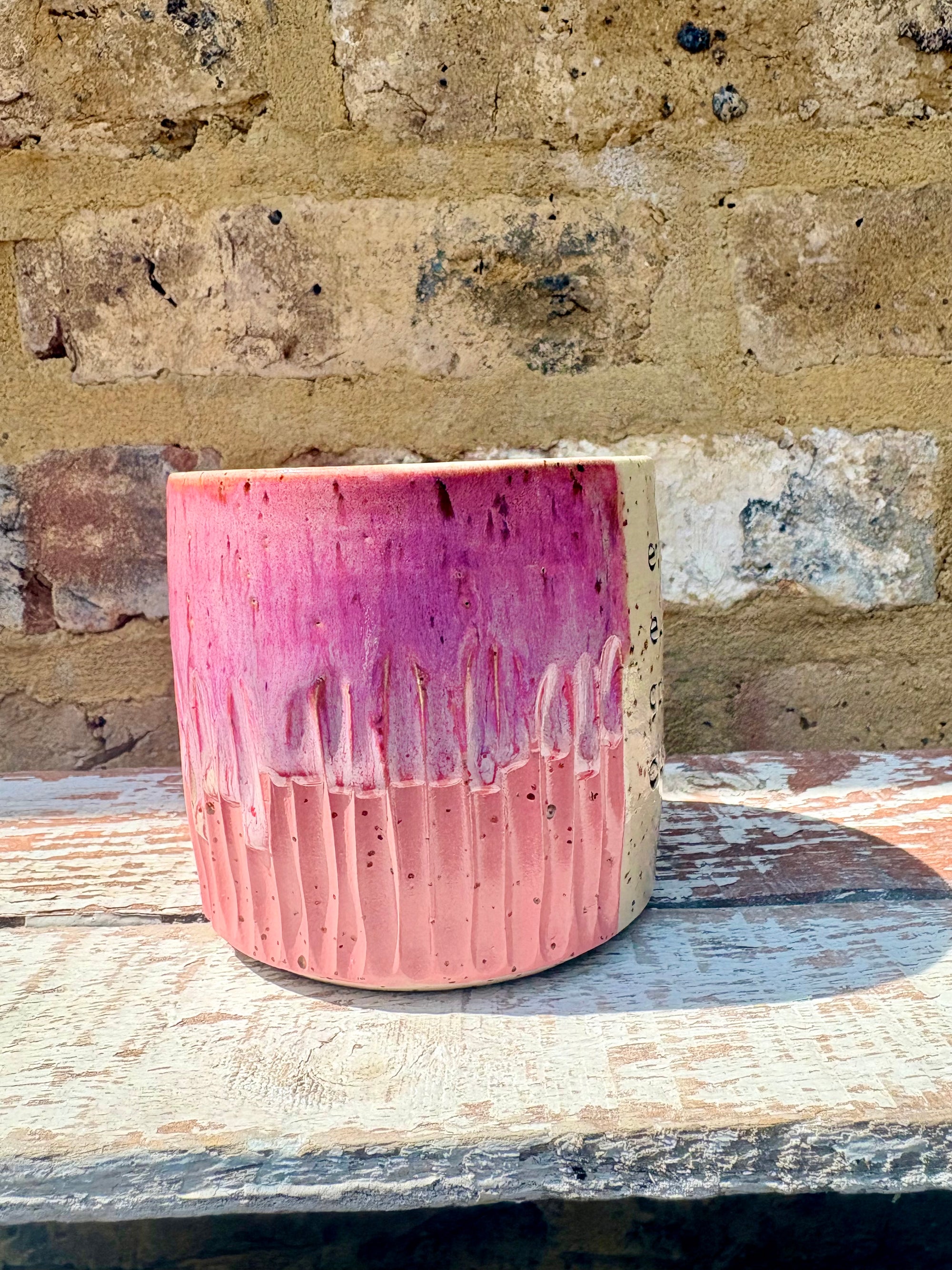 "everyone else is a grade A cunt" mug (pinks)