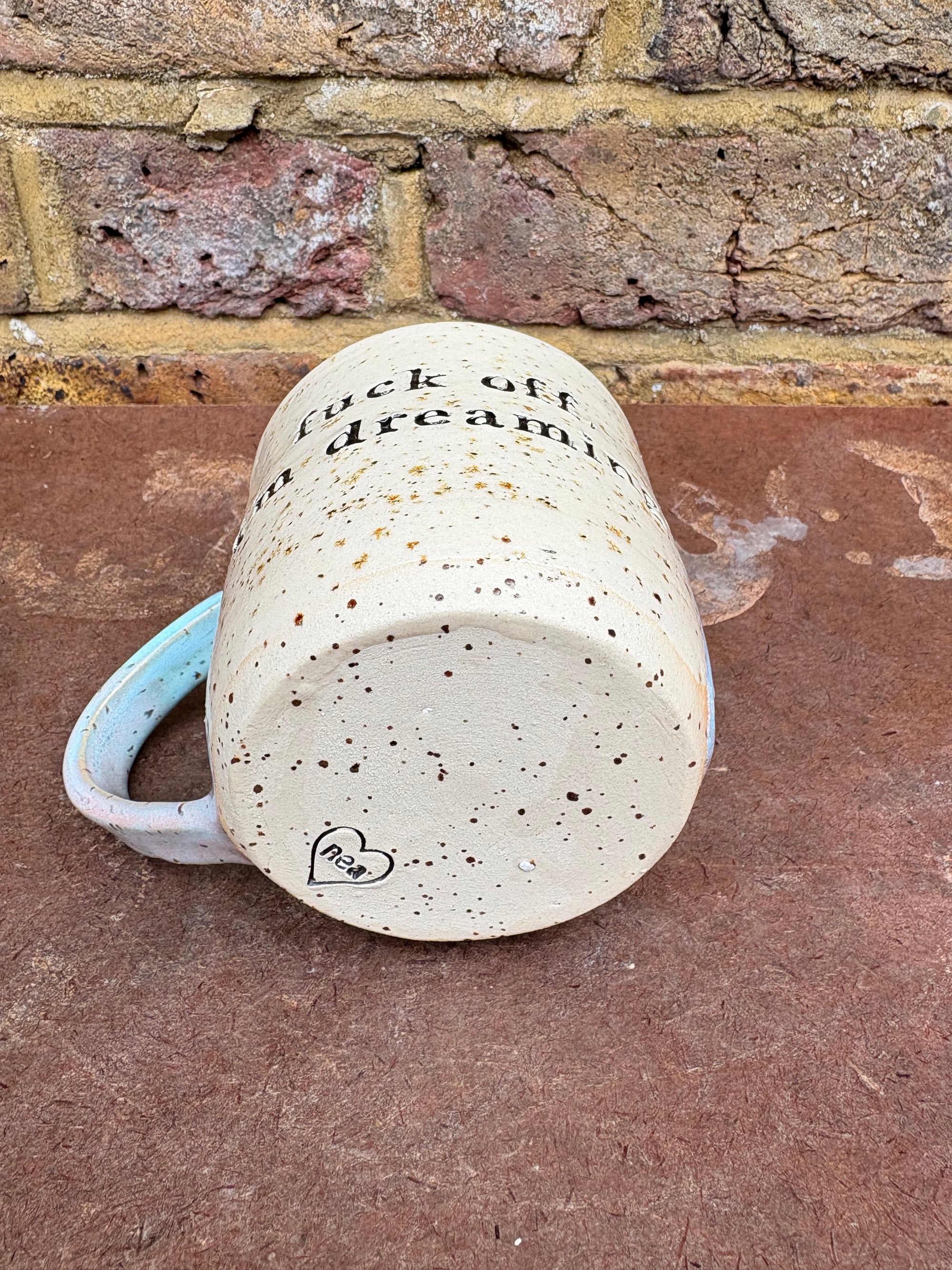 “Fuck off i'm dreaming" mug (Blue Night Sky)