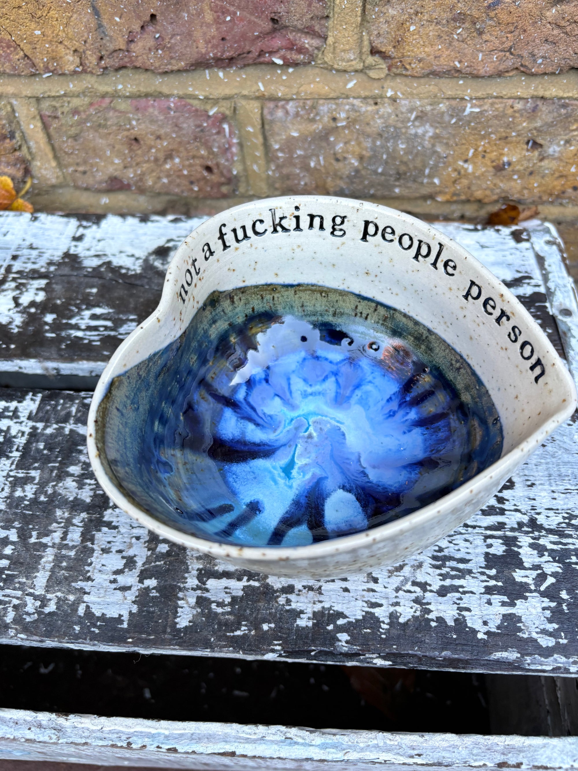 "not a fucking People Person" bowl