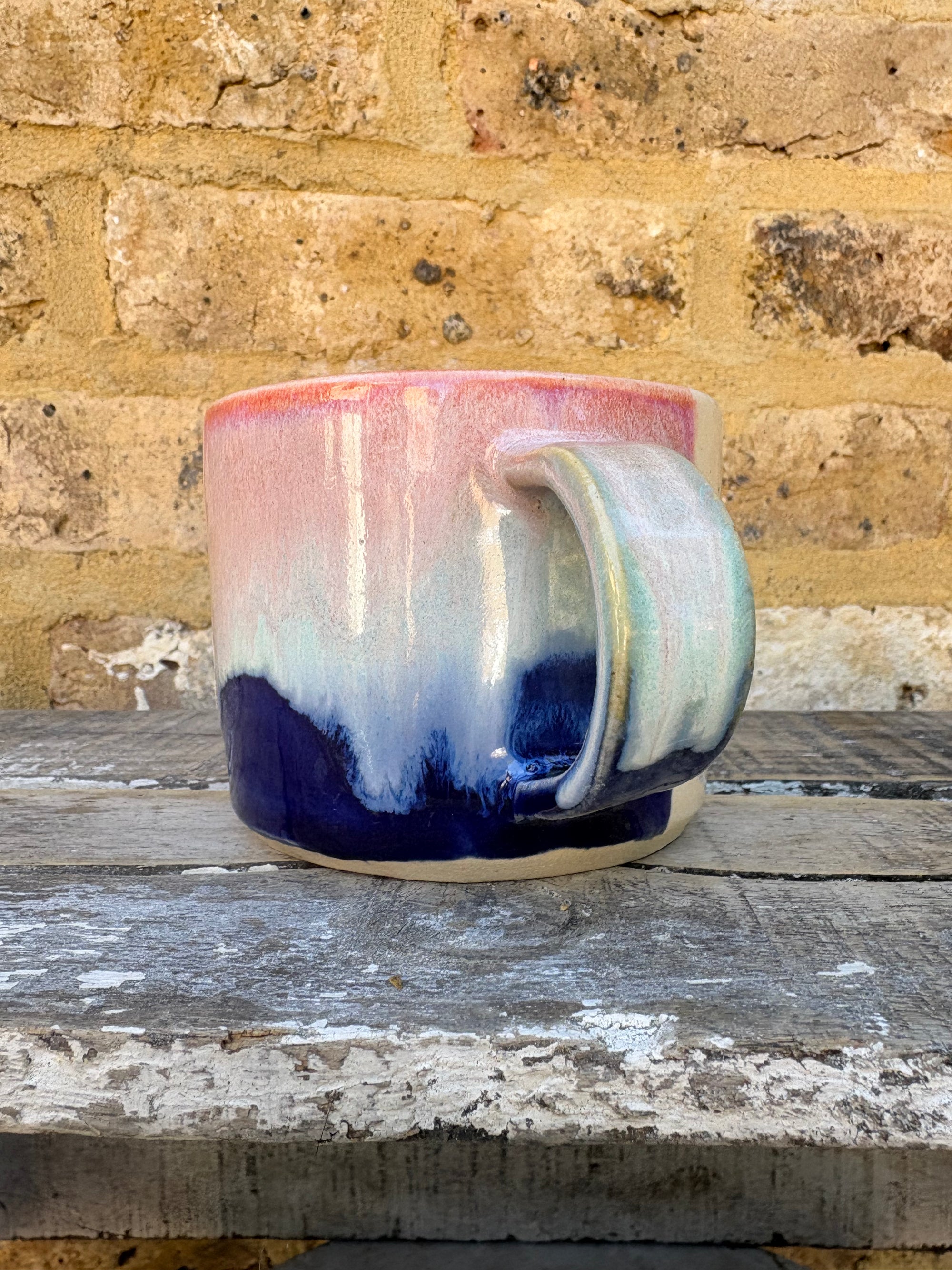 “Fuck off i'm reading" mug (Pink Night Sky, 280ml)