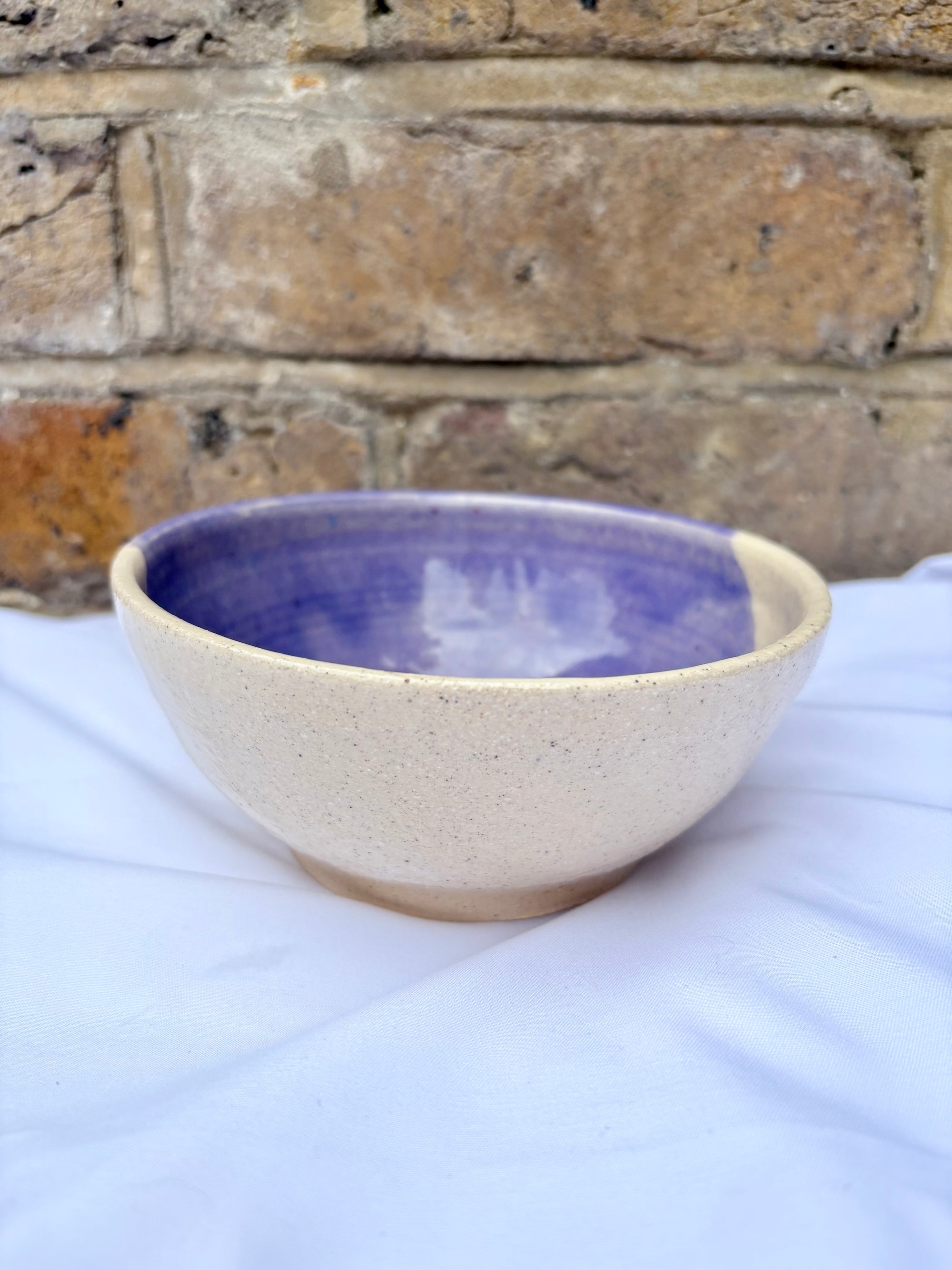 “small talk survivor" bowl (Lavender Sky)