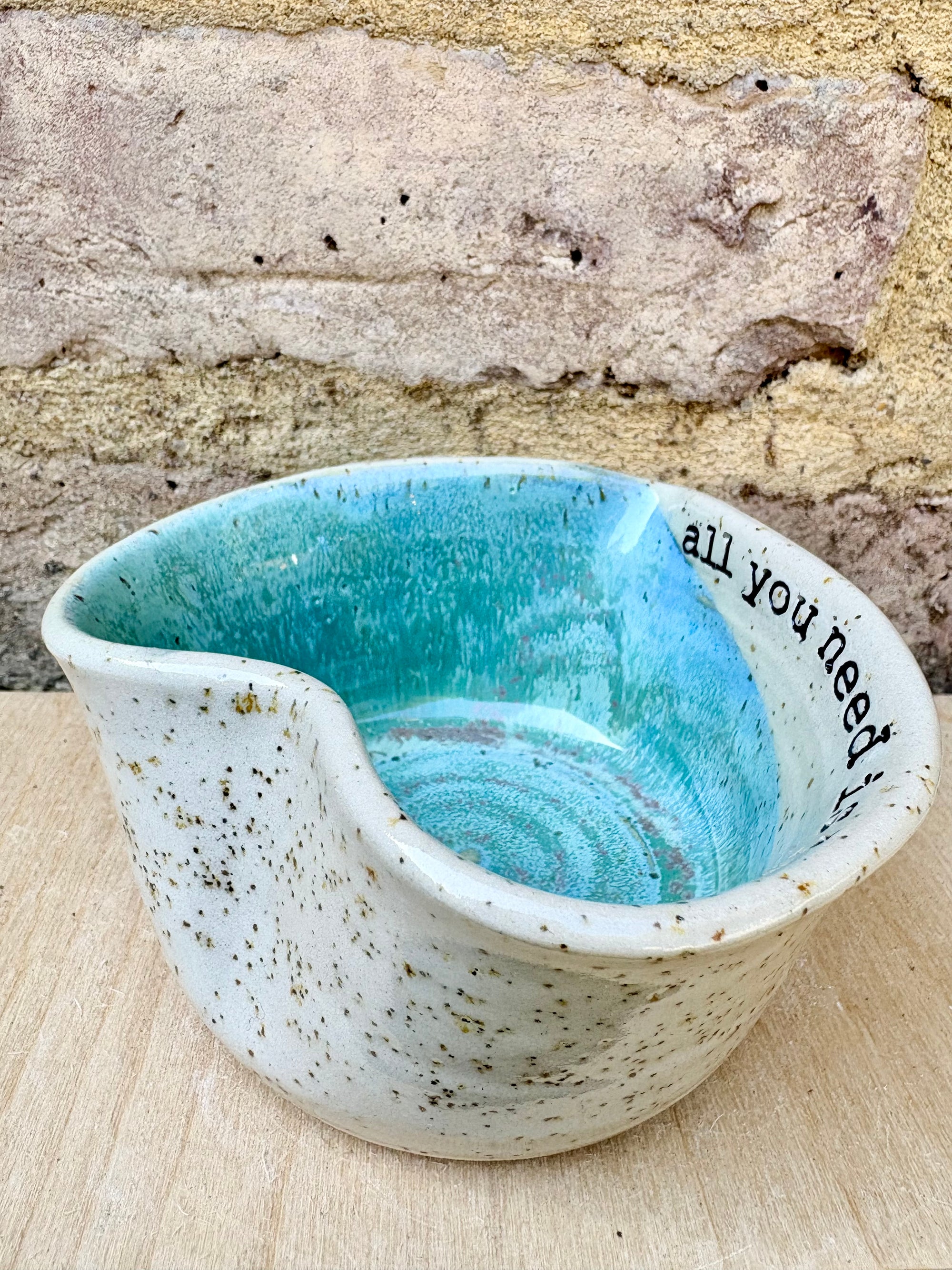 "all you need is love" snack bowl