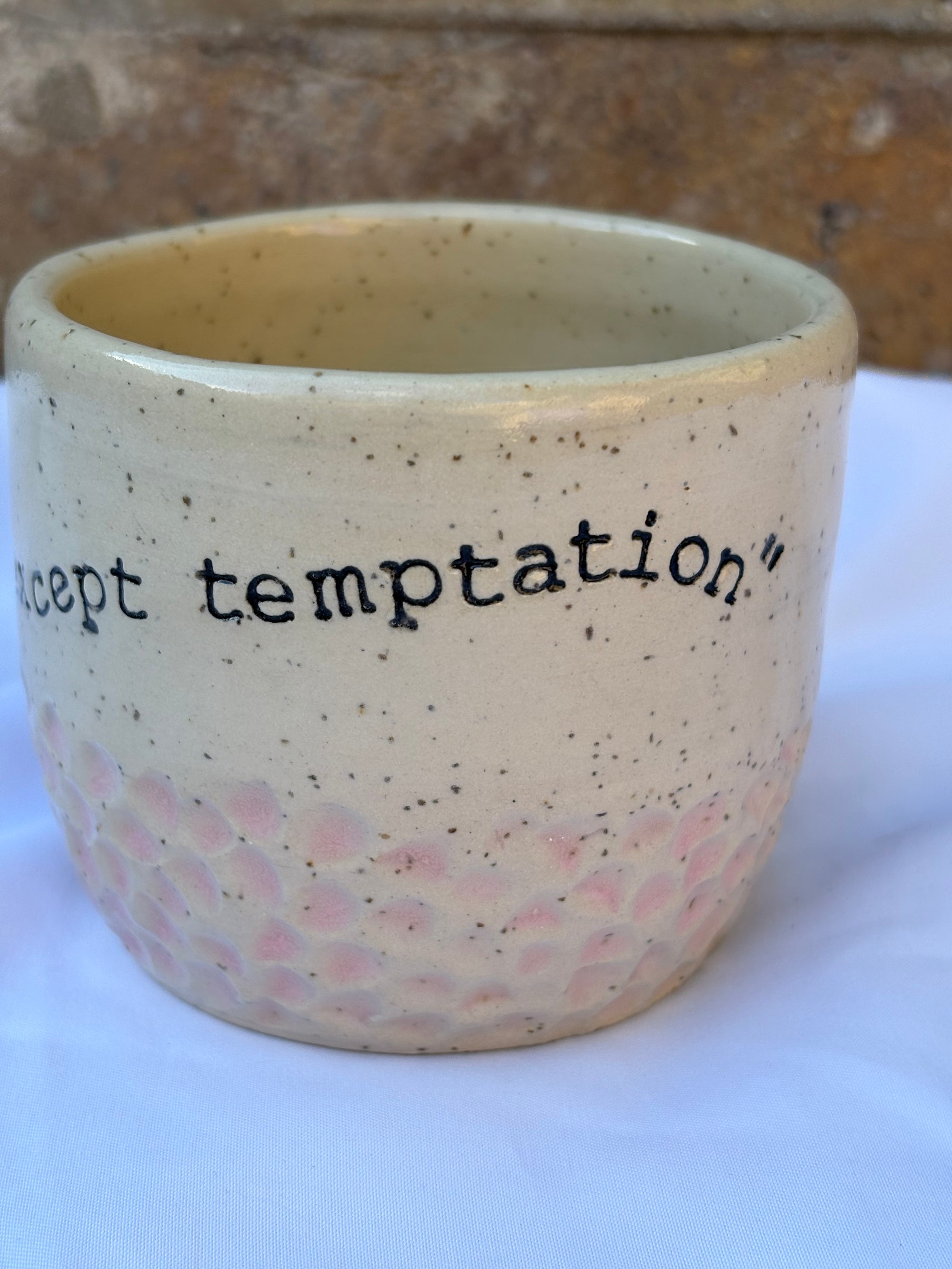 Oscar Wilde "temptation" pot