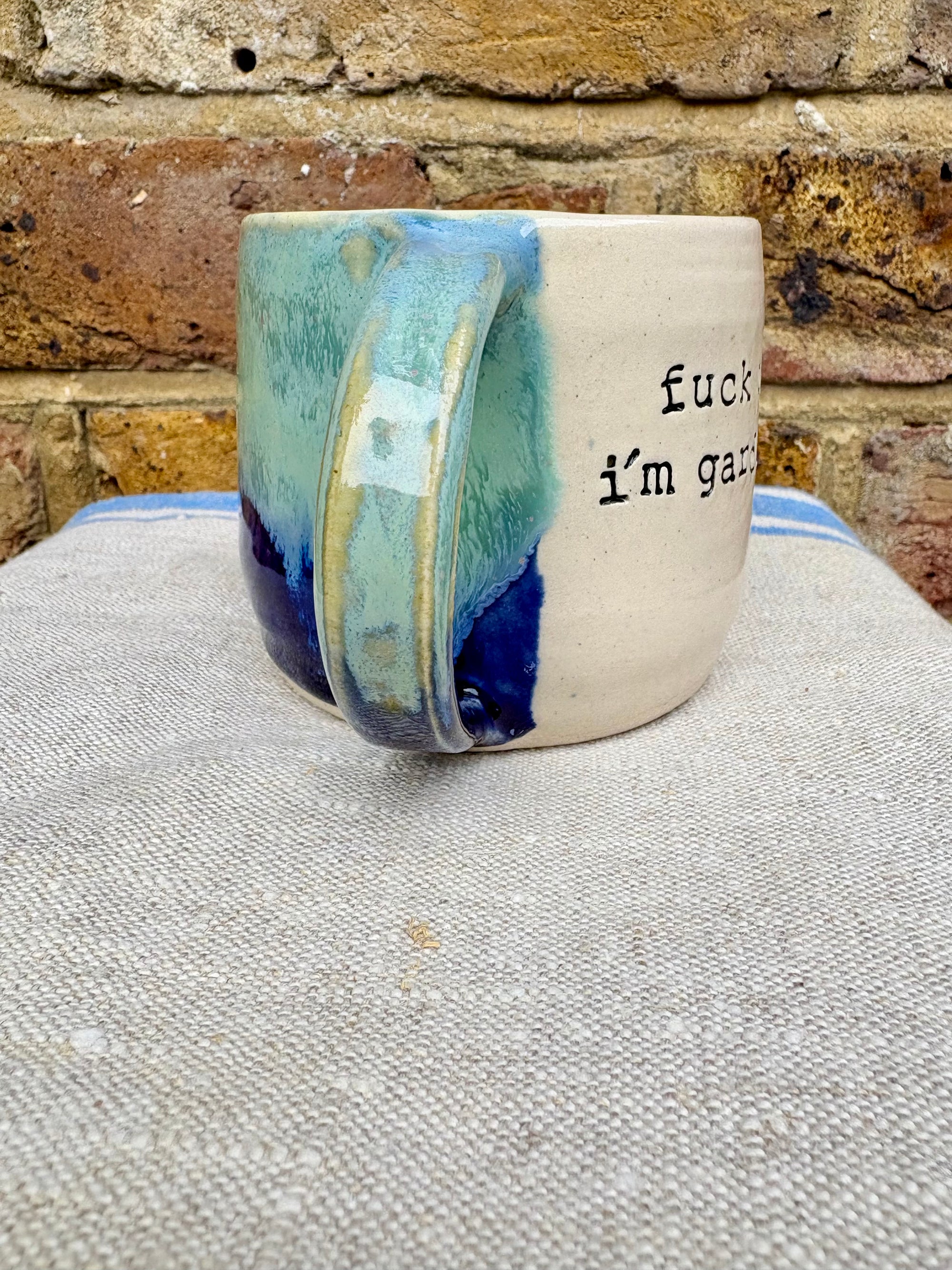 “Fuck off, i'm gardening" mug