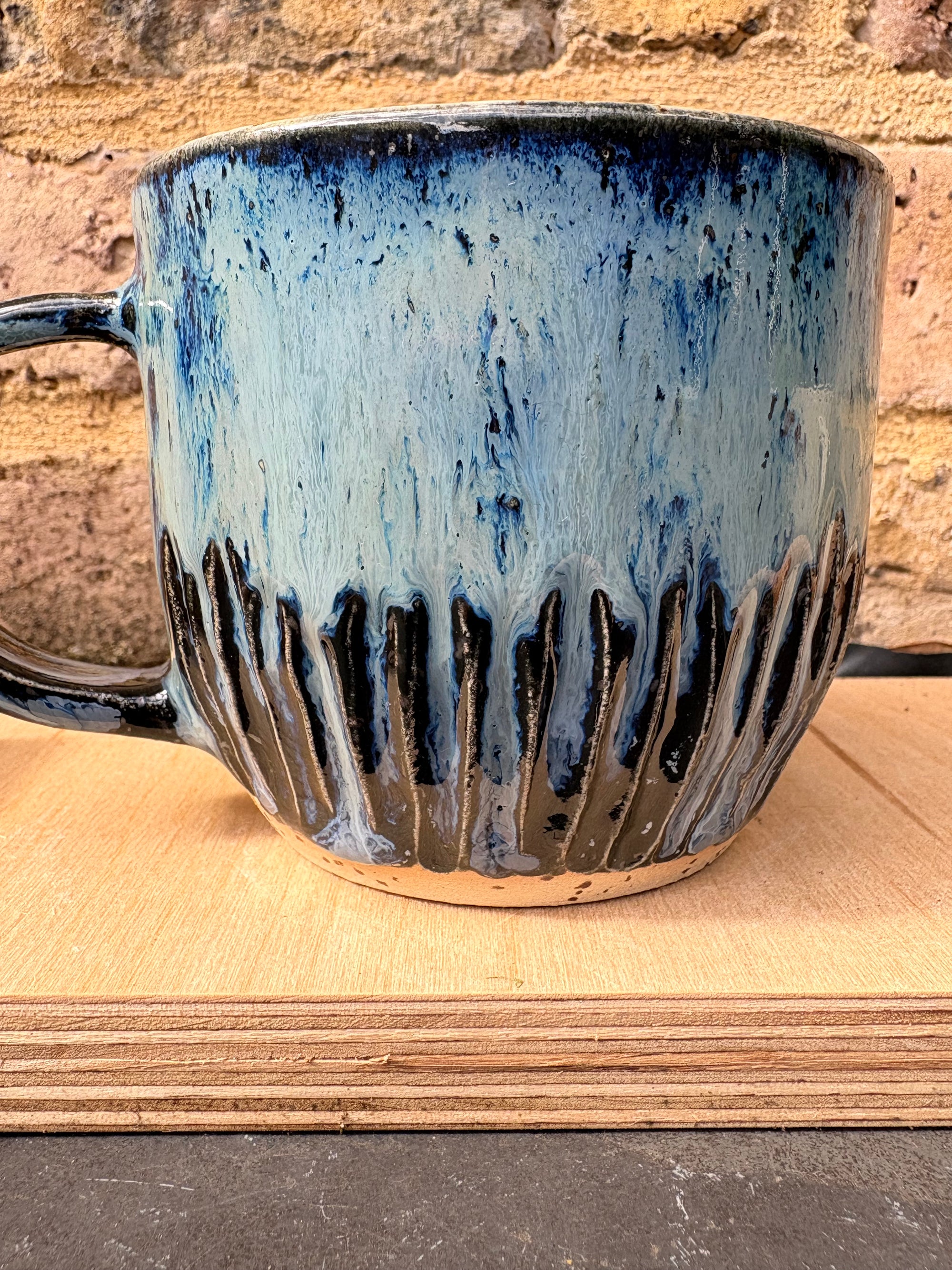 "fuck perfection" mug (dark night sky)
