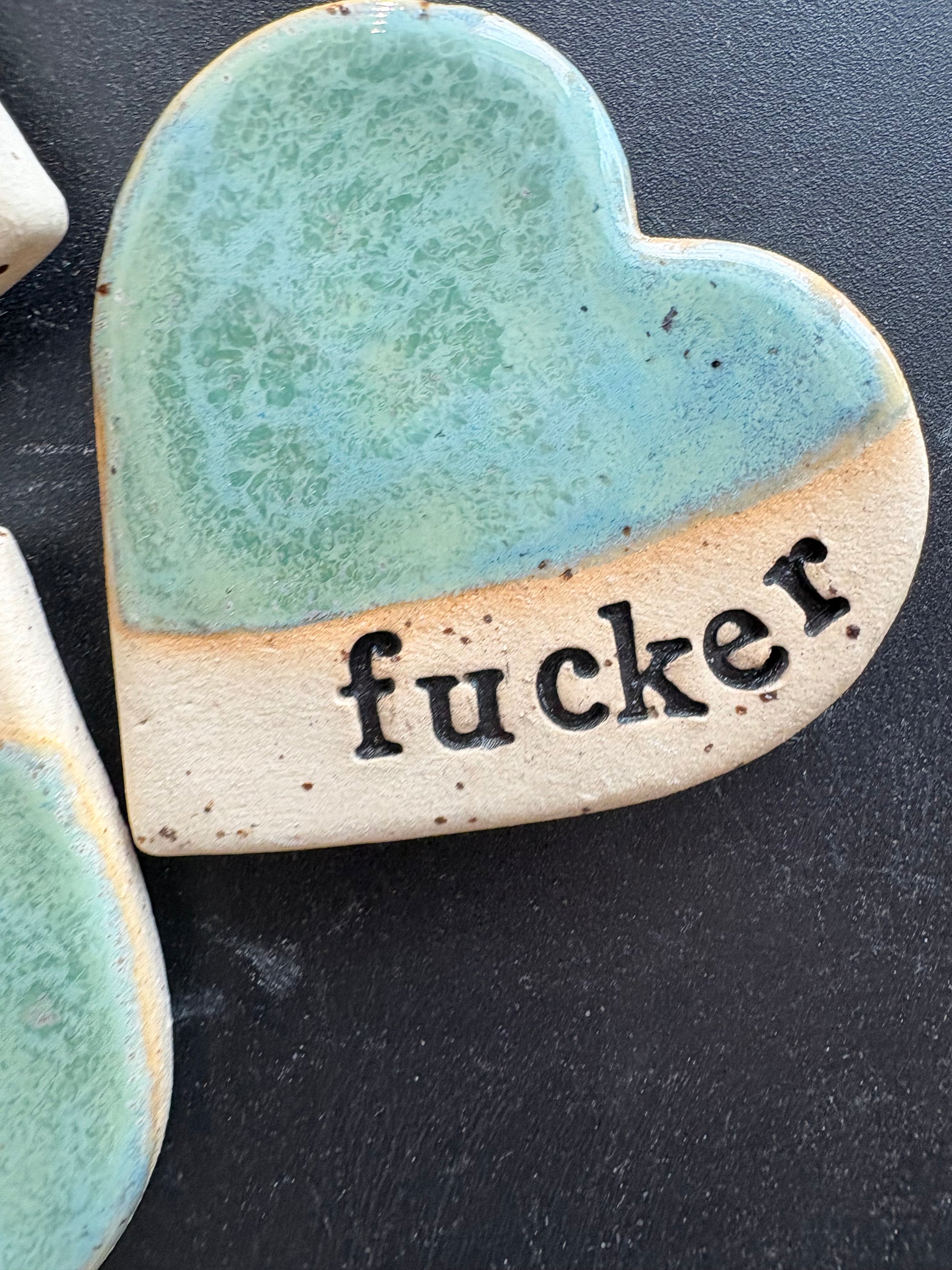 “Fucker” Magnet (blue, large)