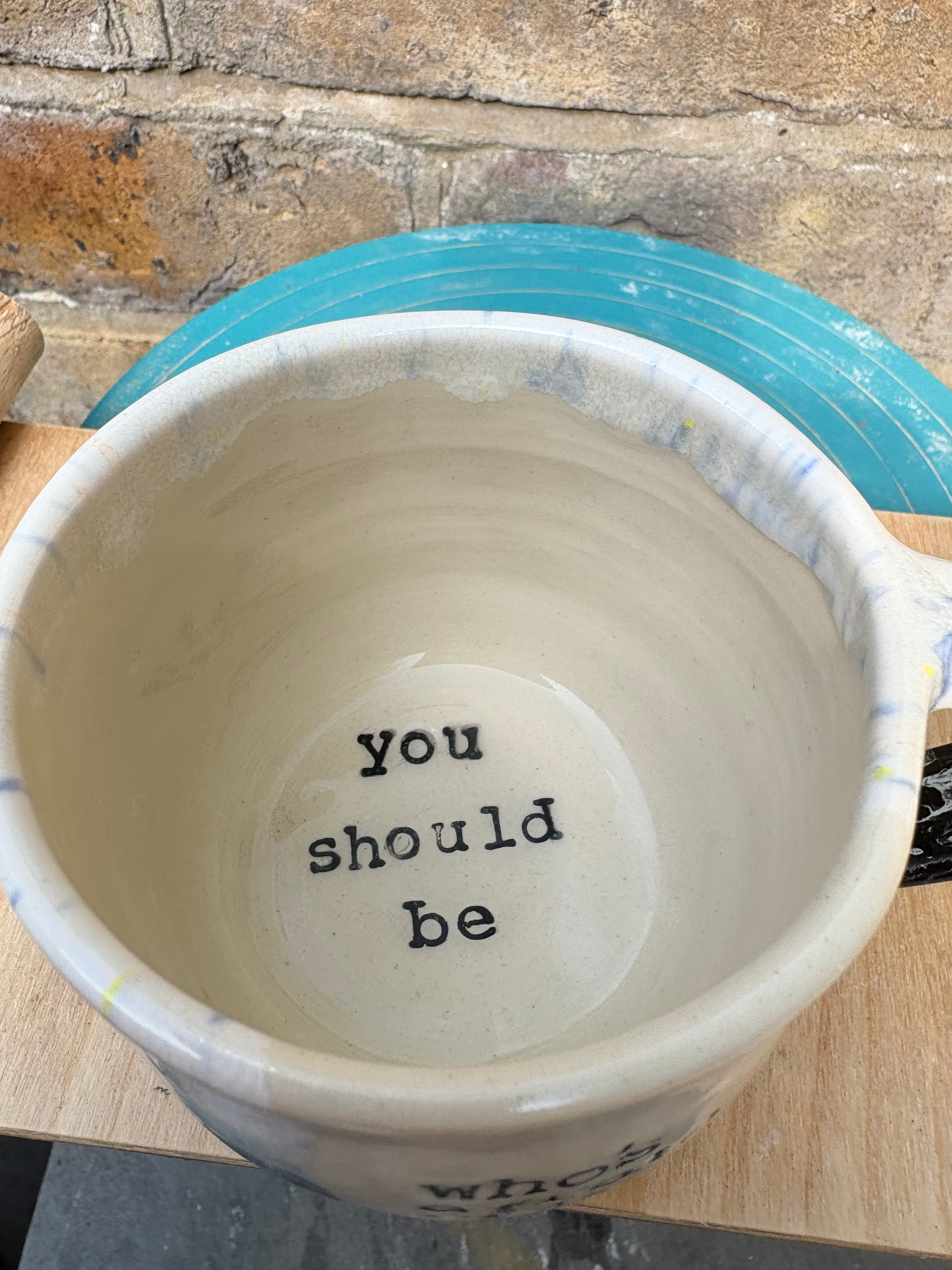 who's afraid of little old me? little mug
