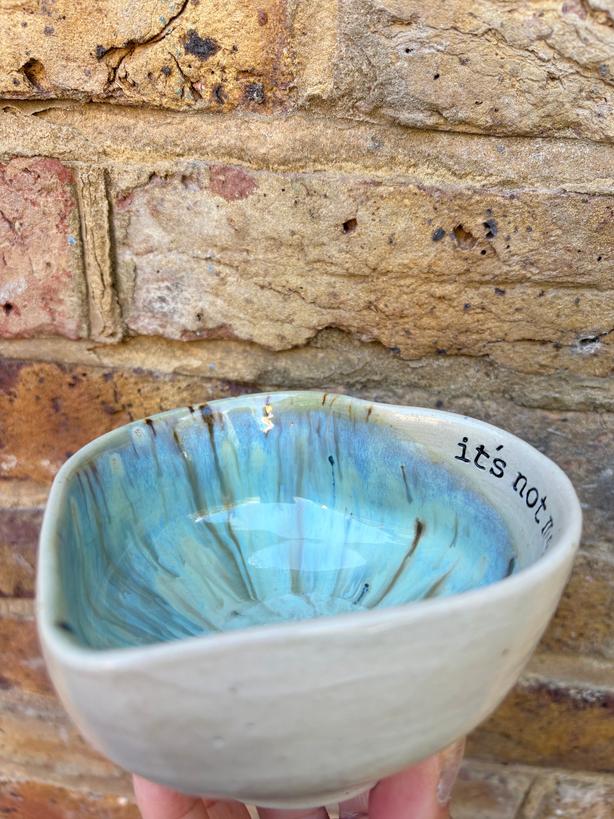 "it's not me, it's you" snack bowl