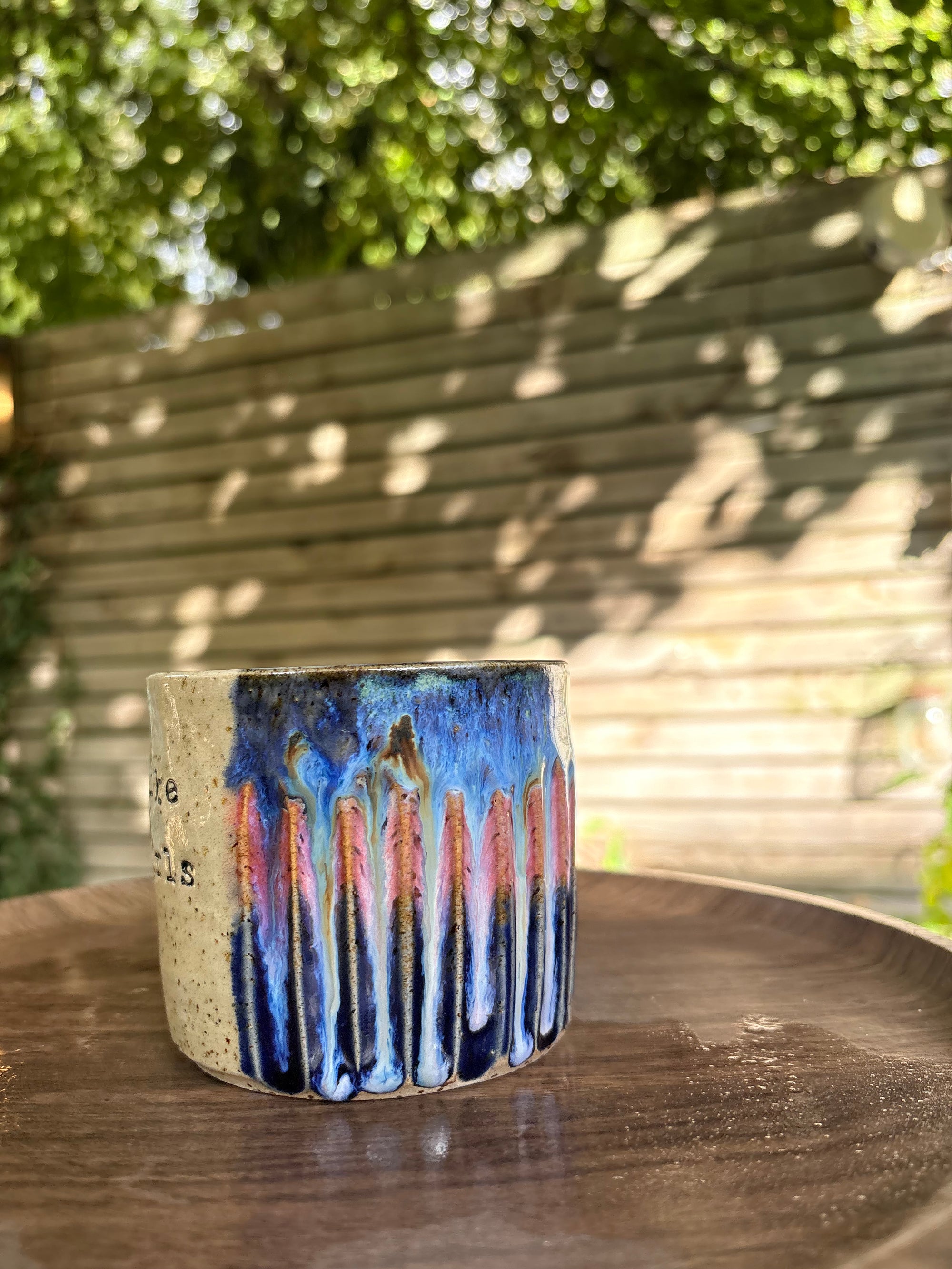 “I’m not like other girls" "I’m so much fucking worse” mug (right hander, flecked, pinks/blues)
