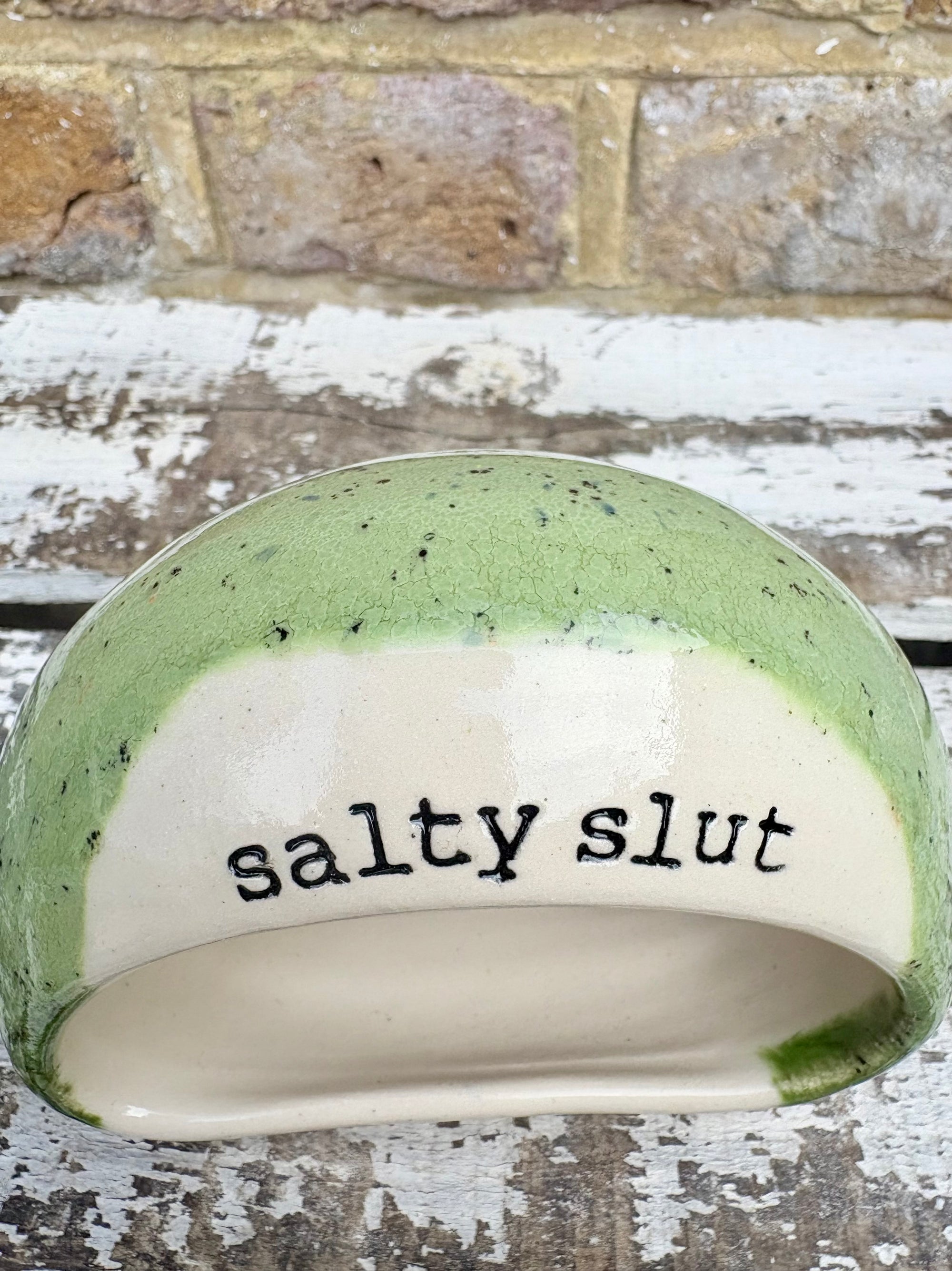 "Salty Slut" Salt Pig (Green Dream)