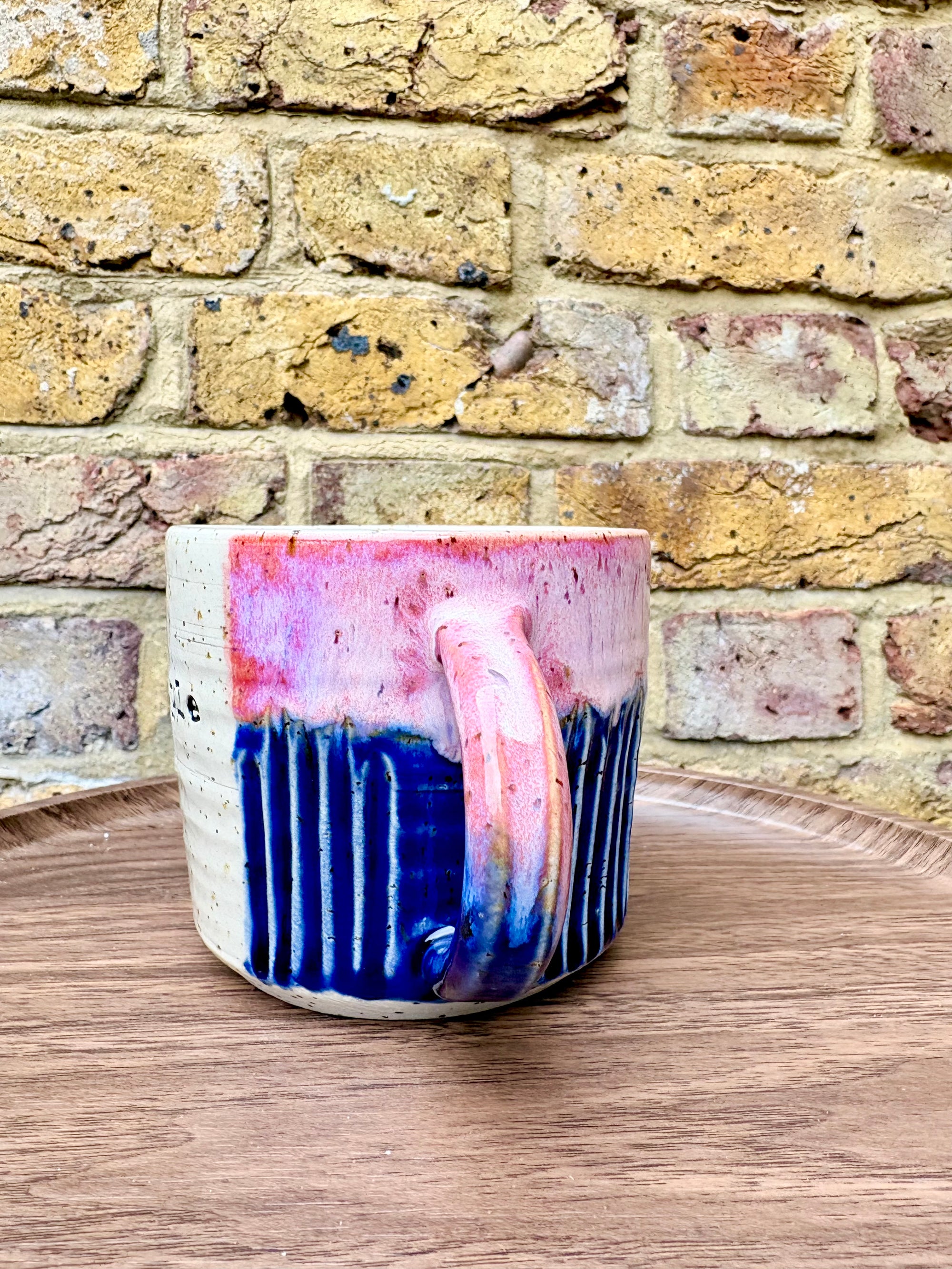"XL “ew people" mug (380ml, blue/pink)