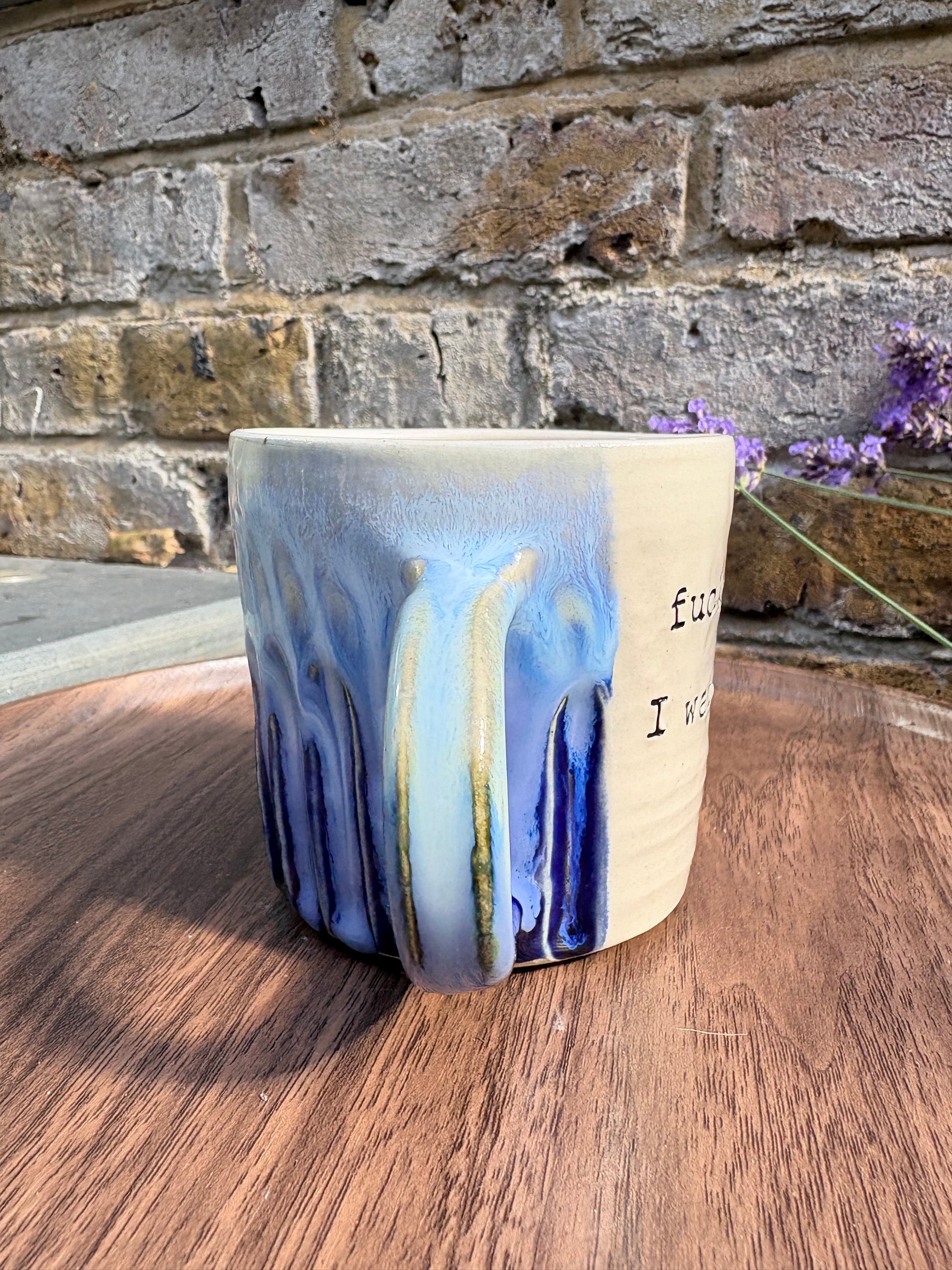 “fuck normal, i want magic" mug (Blues, grooves)