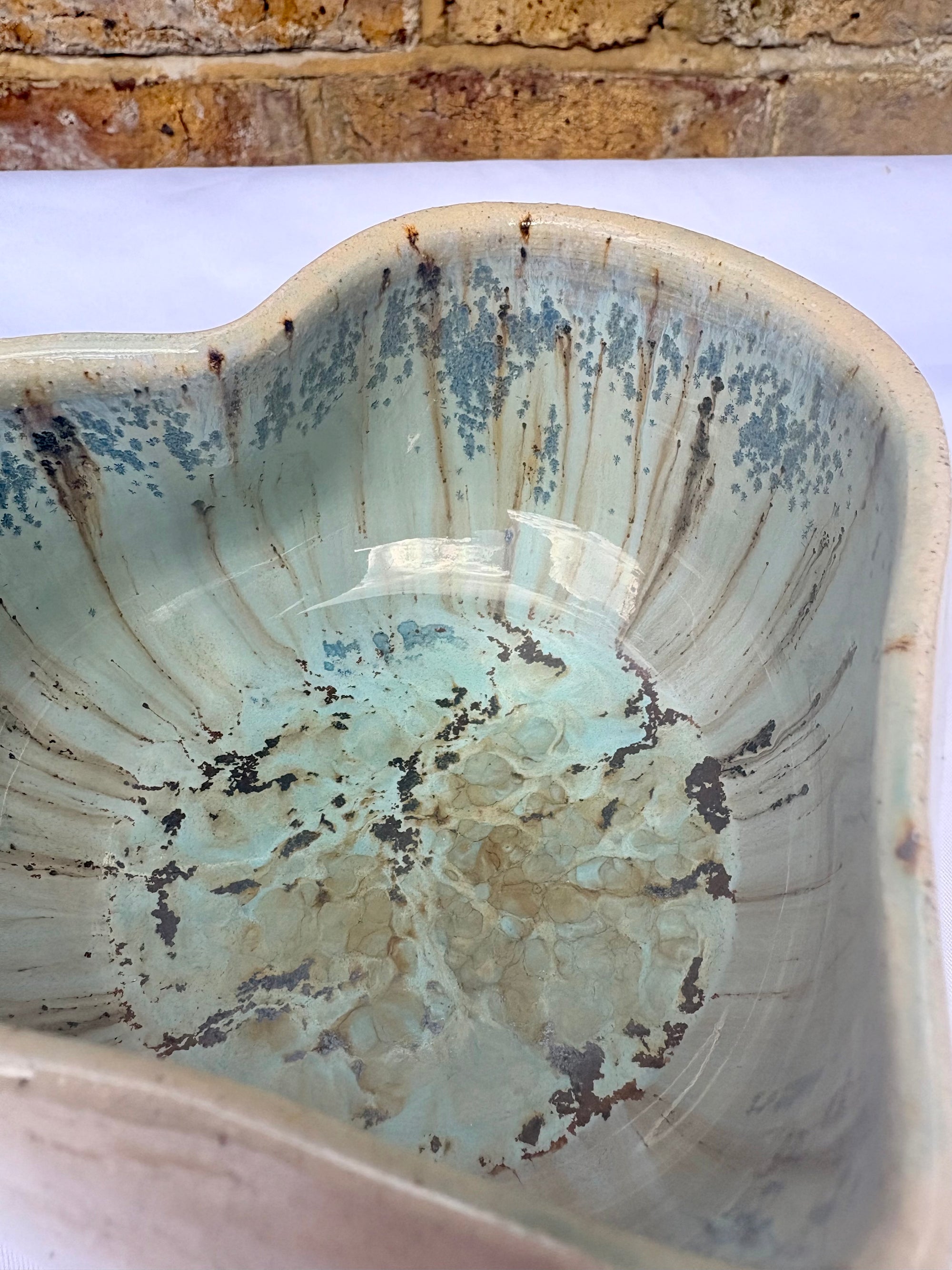 "people ew" bowl (Antique Green)