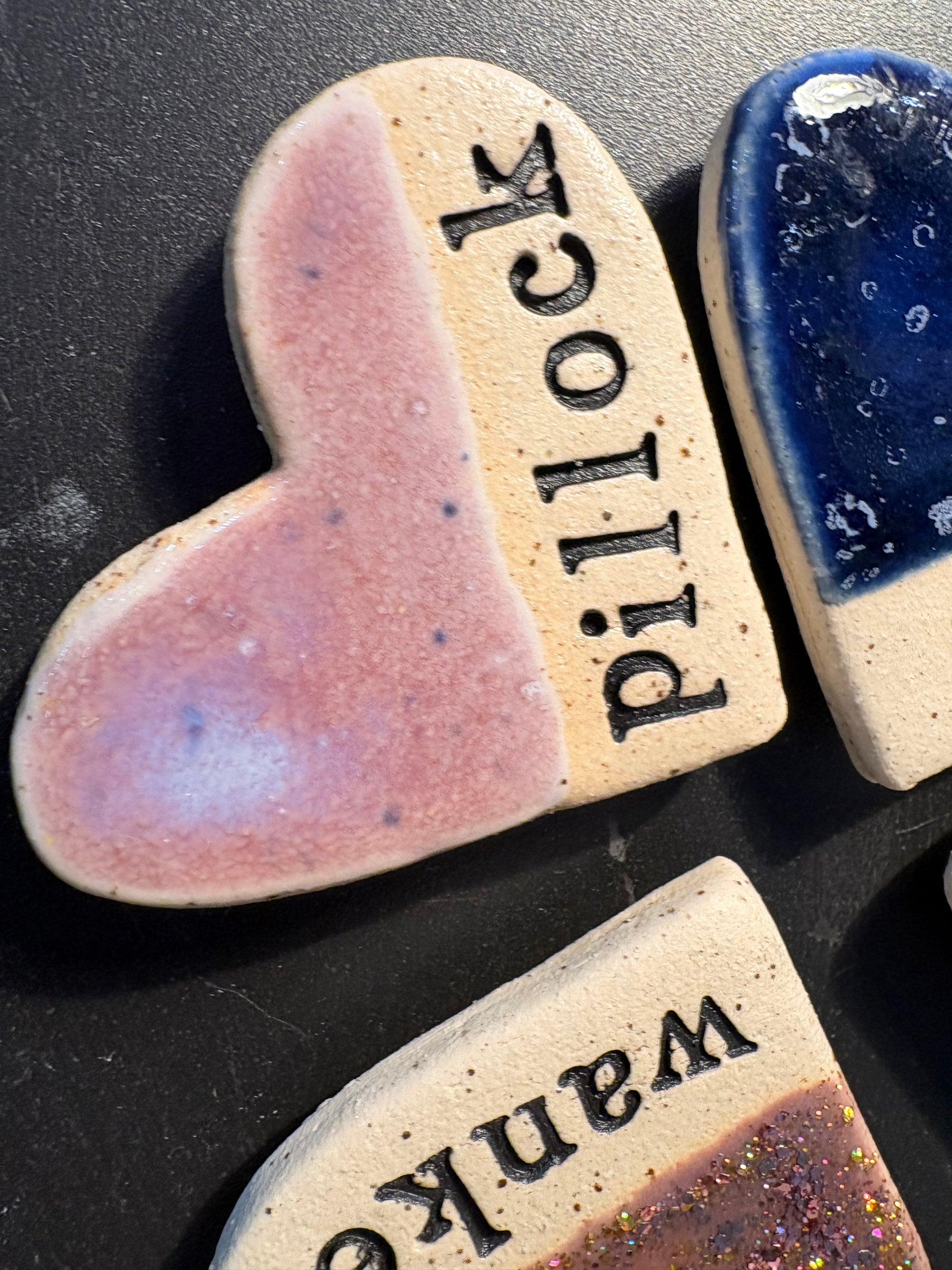 Sweary Magnet Set (4 heart shaped magnets)