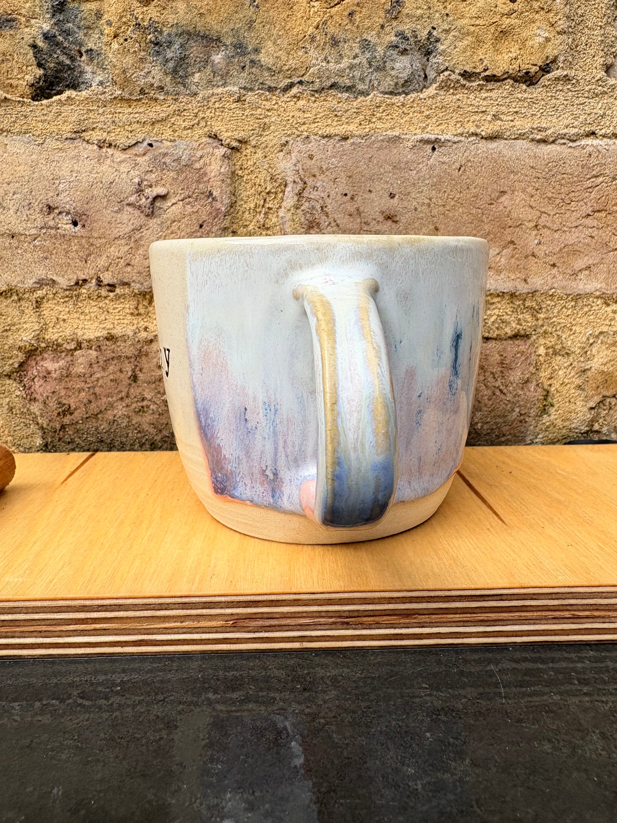 “Sorry" “not sorry” mug (Lilac Pink Haze)