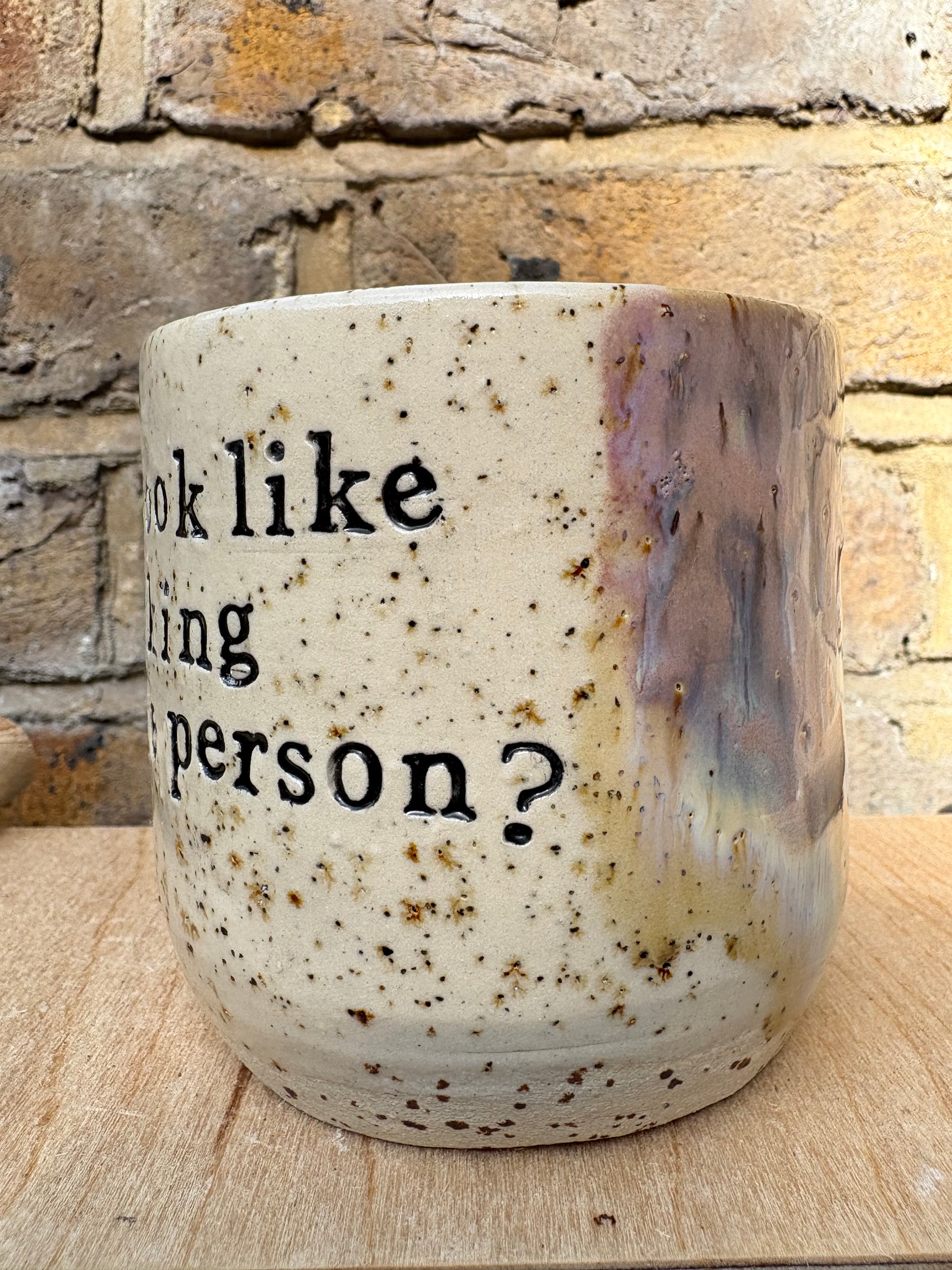 Do I look like a fucking People Person? mug (lilac)
