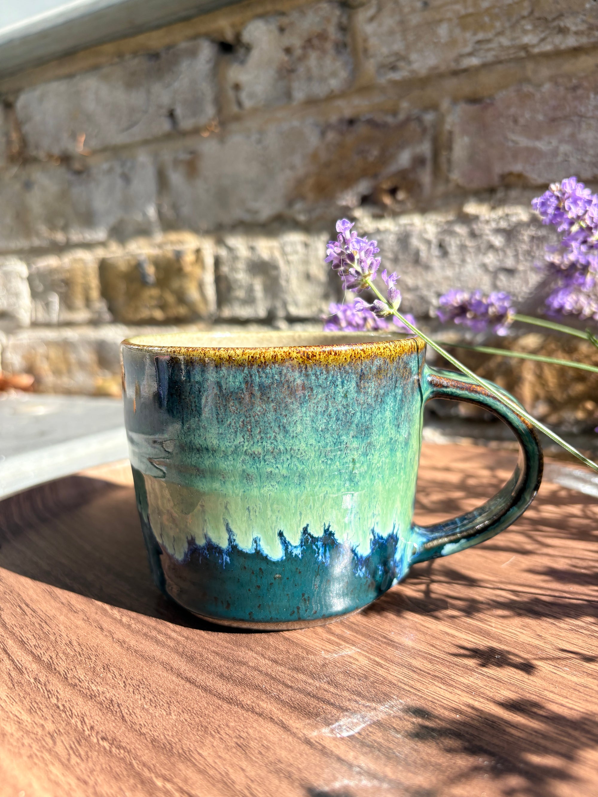 “fuck this shit" mug (300ml, greens)
