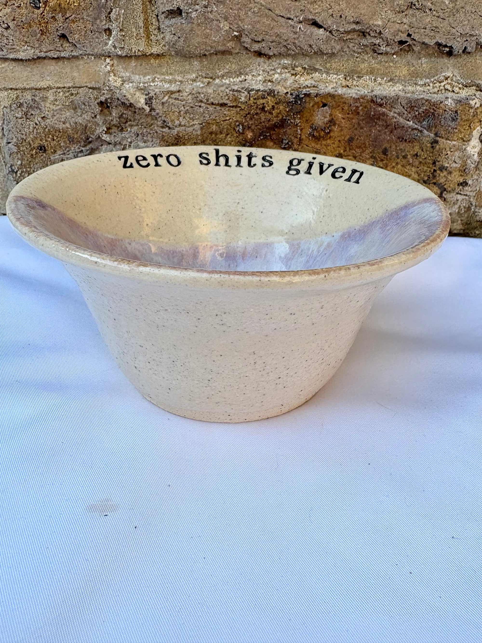 "zero shits given" bowl