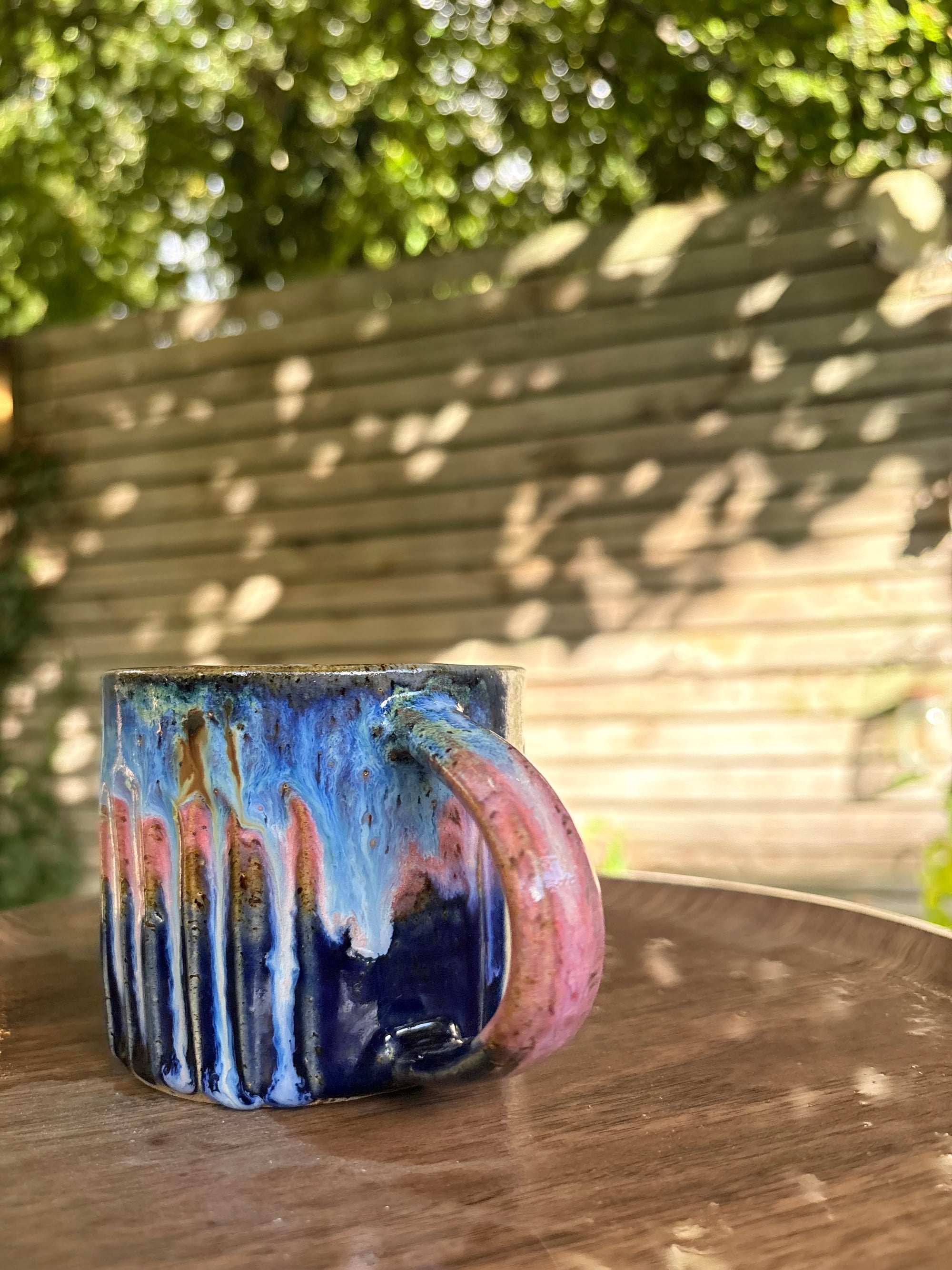 “I’m not like other girls" "I’m so much fucking worse” mug (right hander, flecked, pinks/blues)