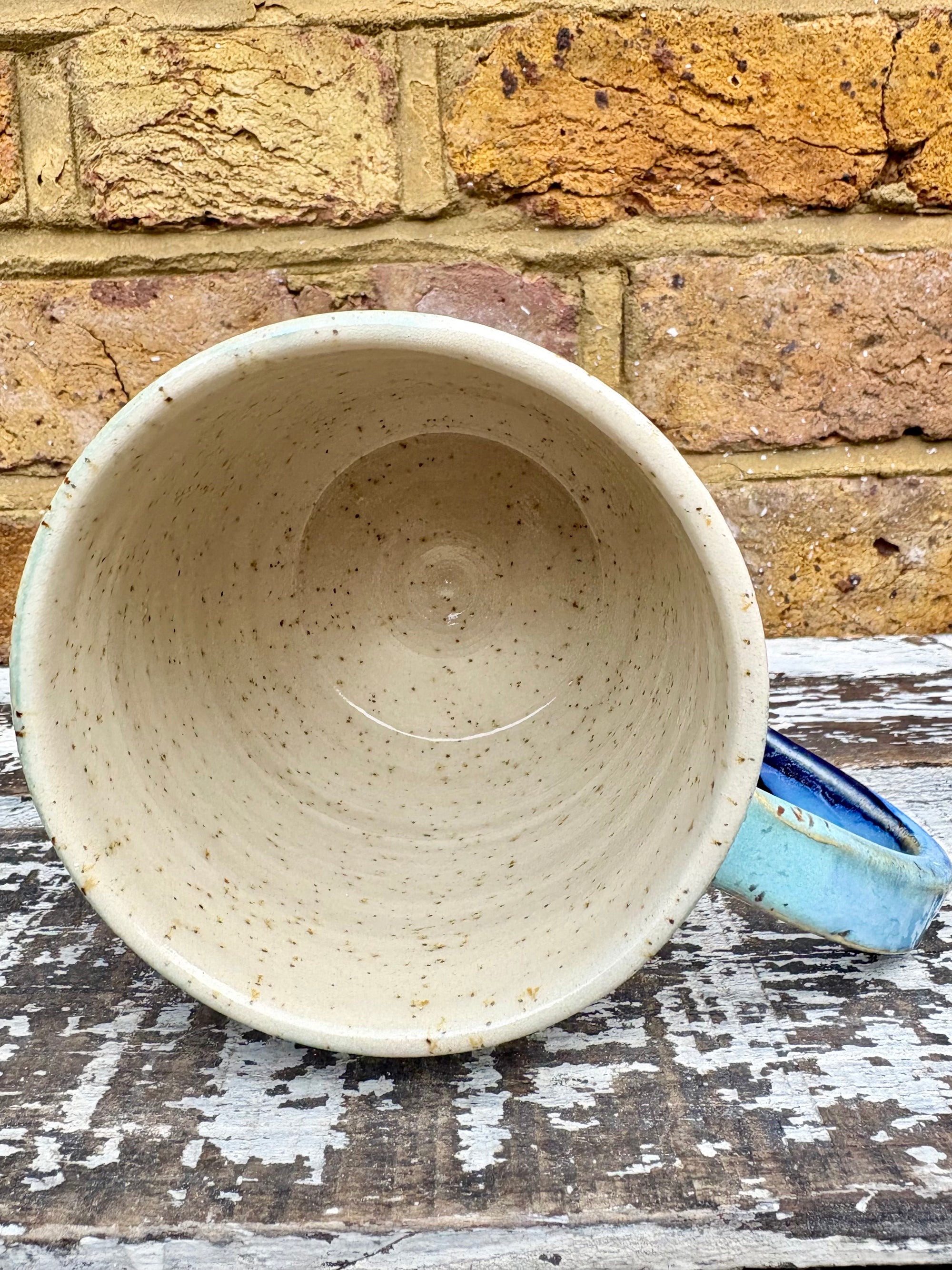 "cute but bat shit" mug