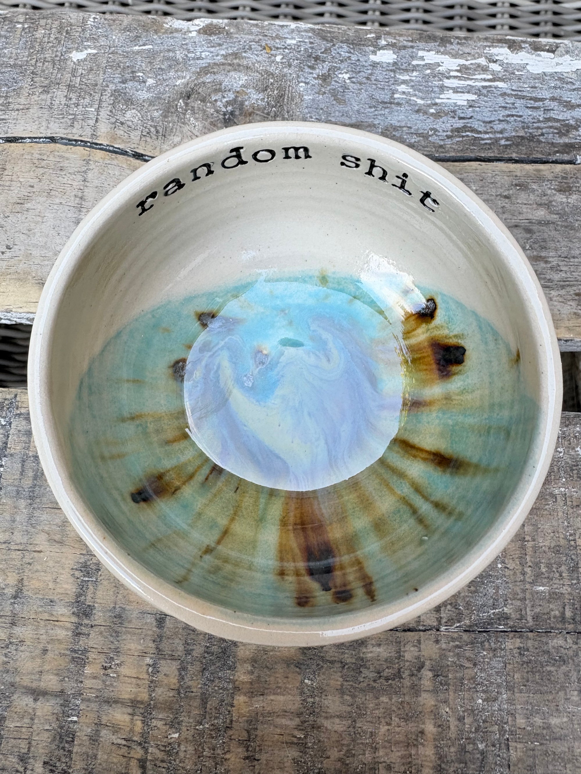 "random shit" trinket dish (ocean breeze)