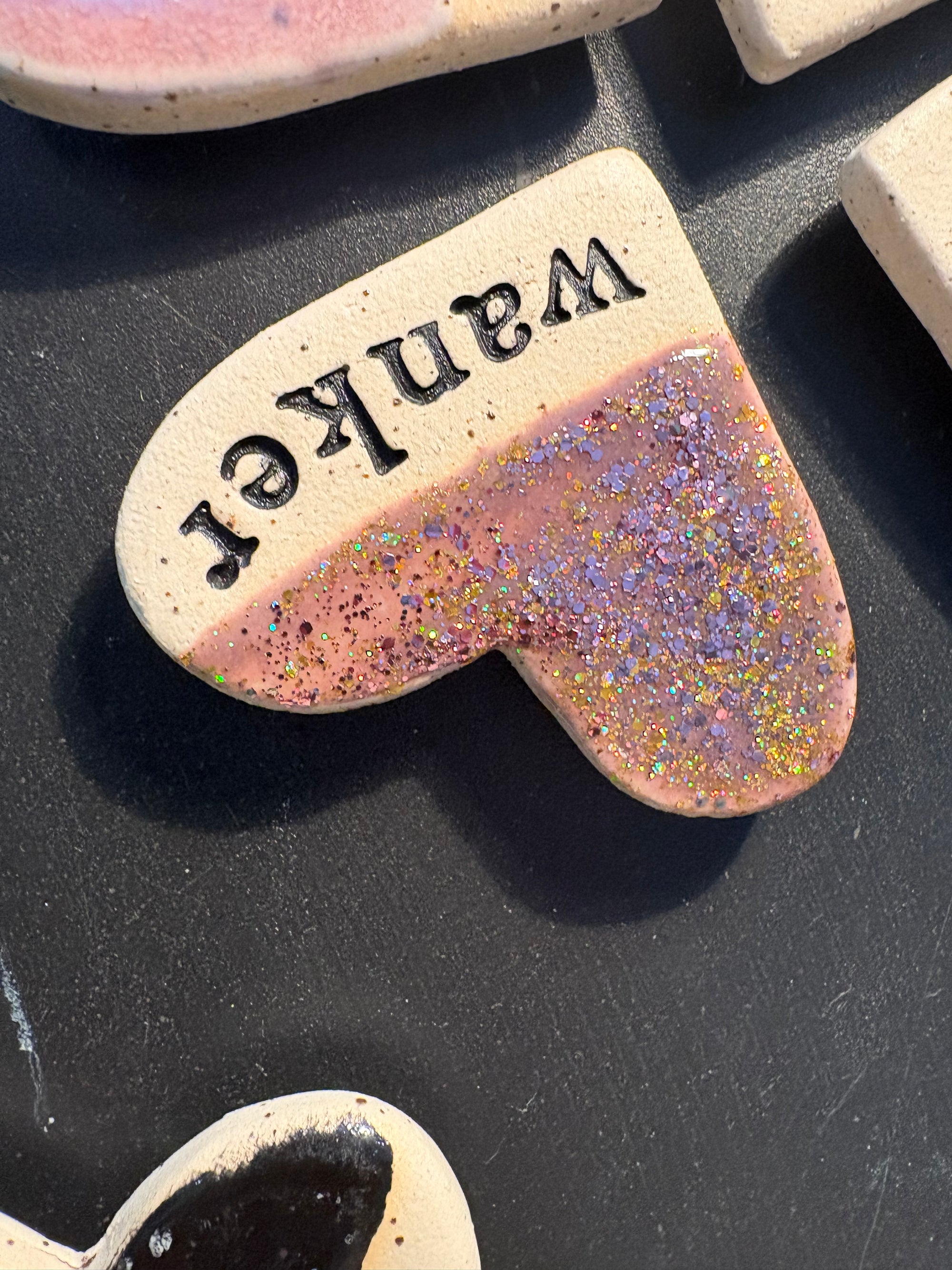 Sweary Magnet Set (4 heart shaped magnets)