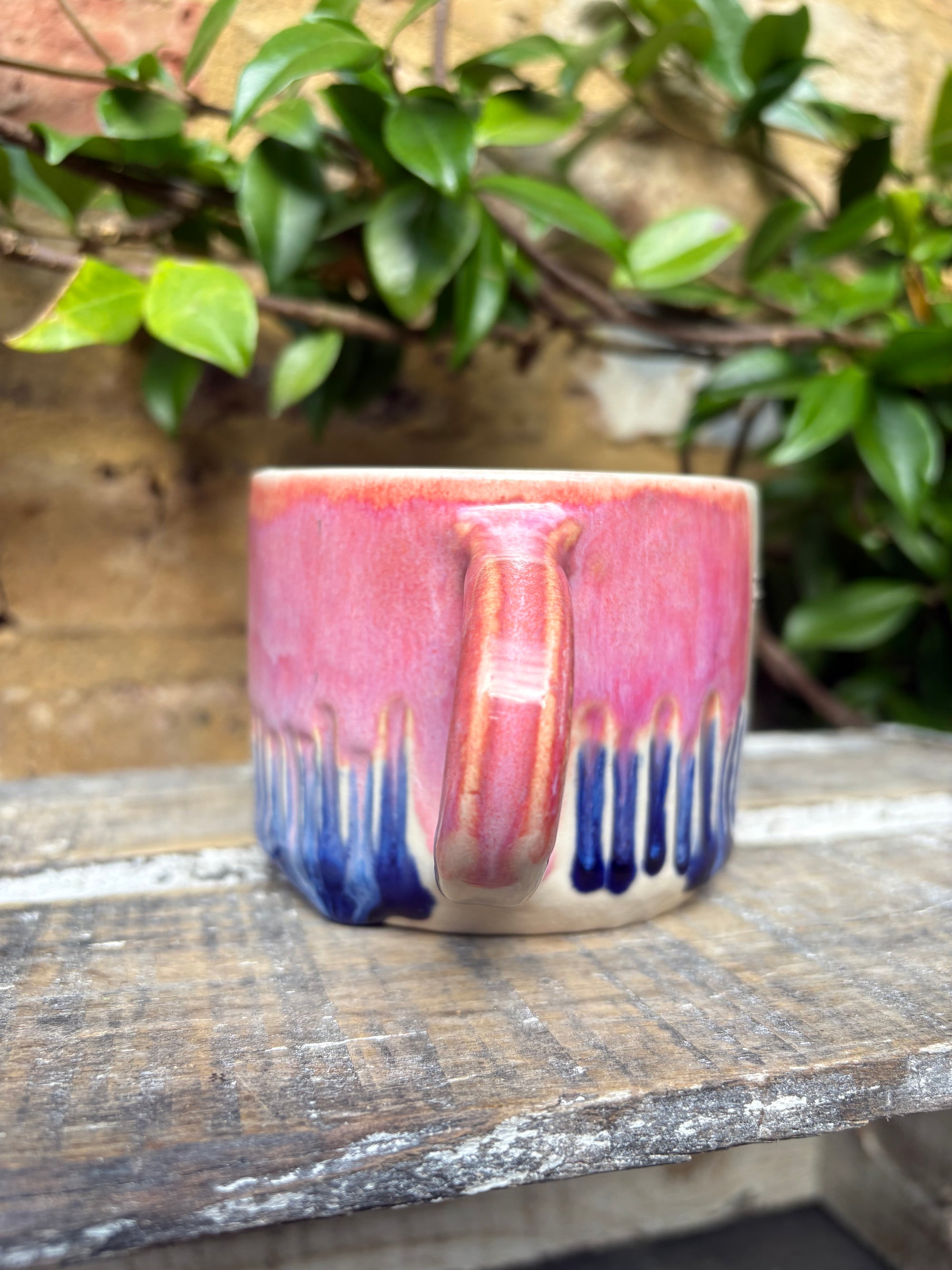 "ffs, shhh" mug (pink/blue)