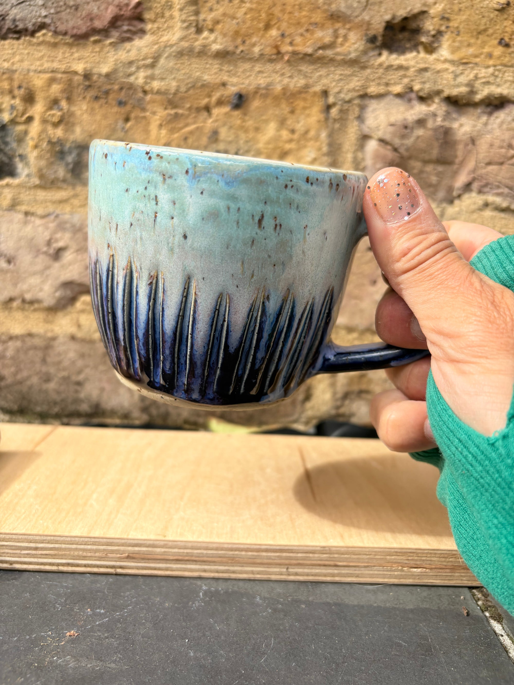 Do I look like a fucking People Person? mug (Blue Night Sky)