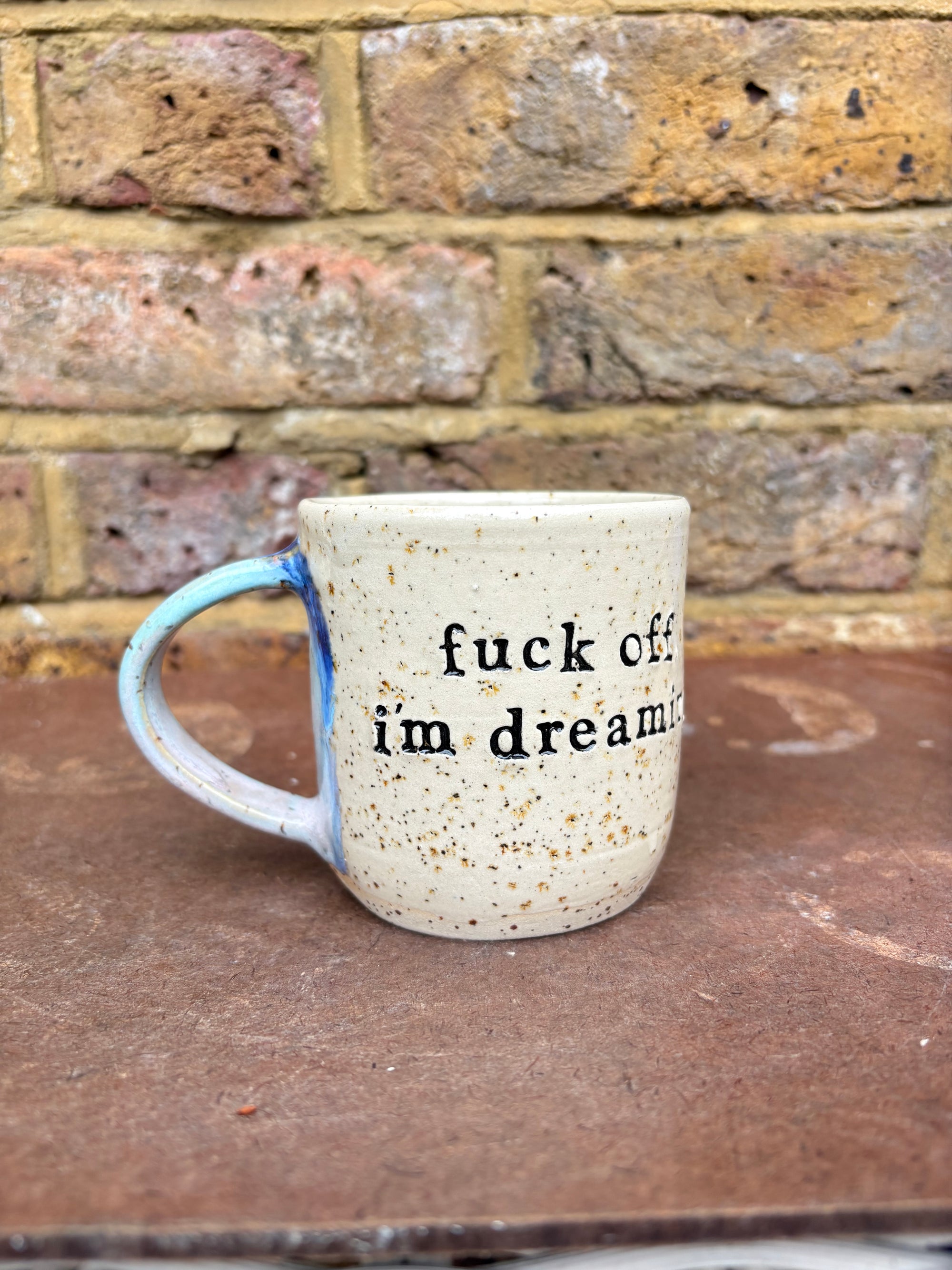 “Fuck off i'm dreaming" mug (Blue Night Sky)