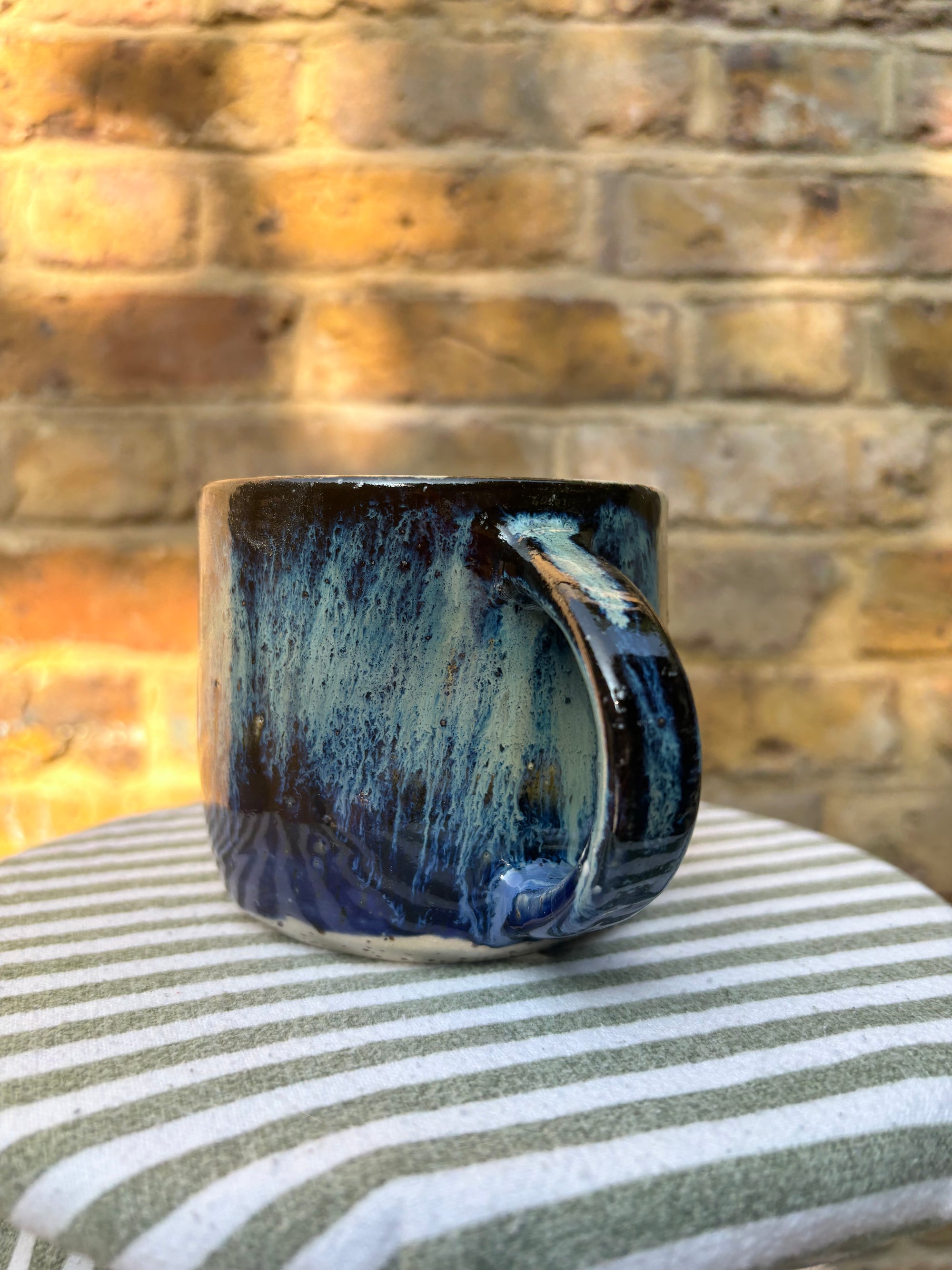 Small Talk Survivor mug (blue)