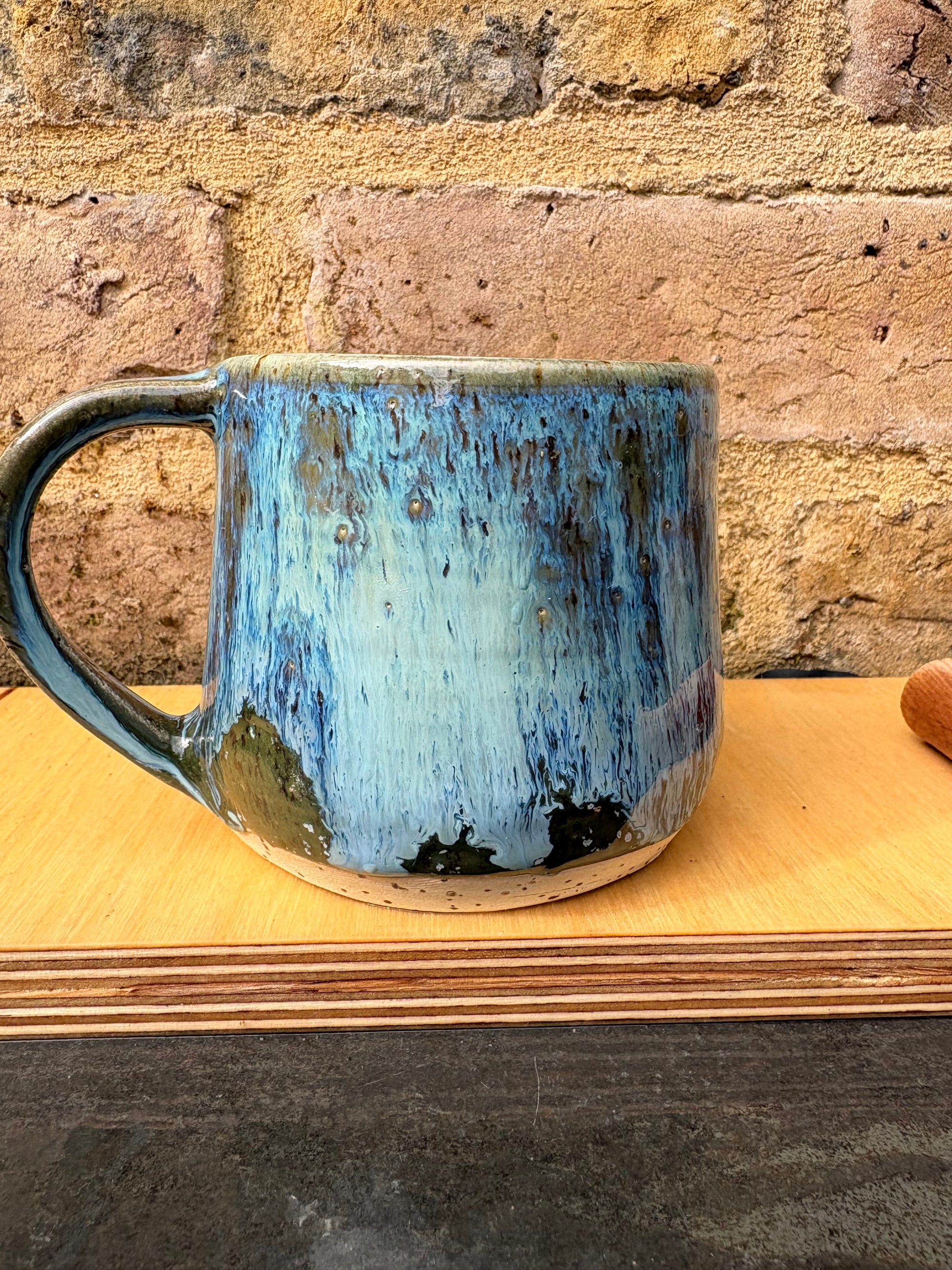 “Sorry" “not sorry” mug (blue night sky)
