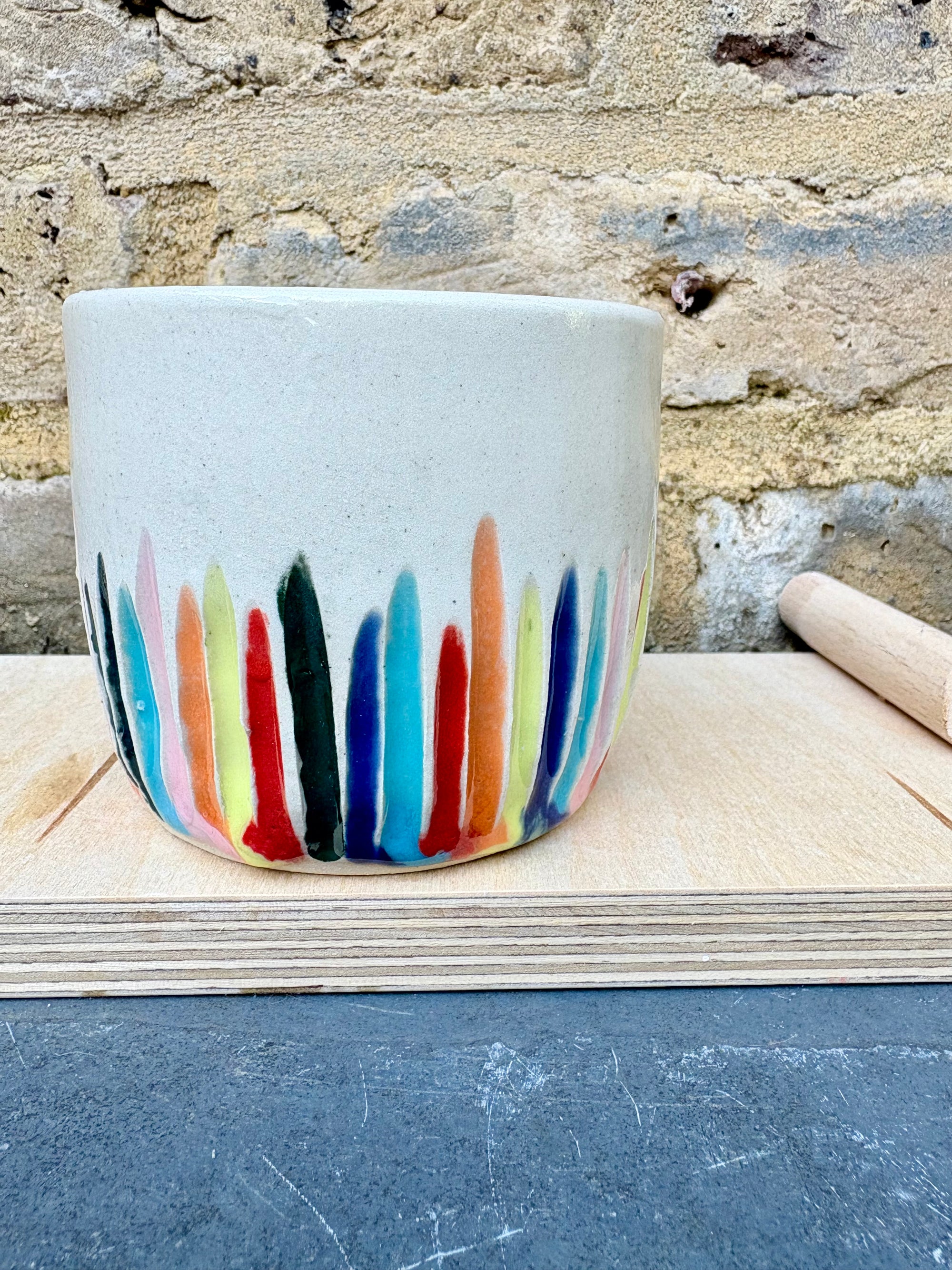 Serving Cunt mug (rainbow grooves)