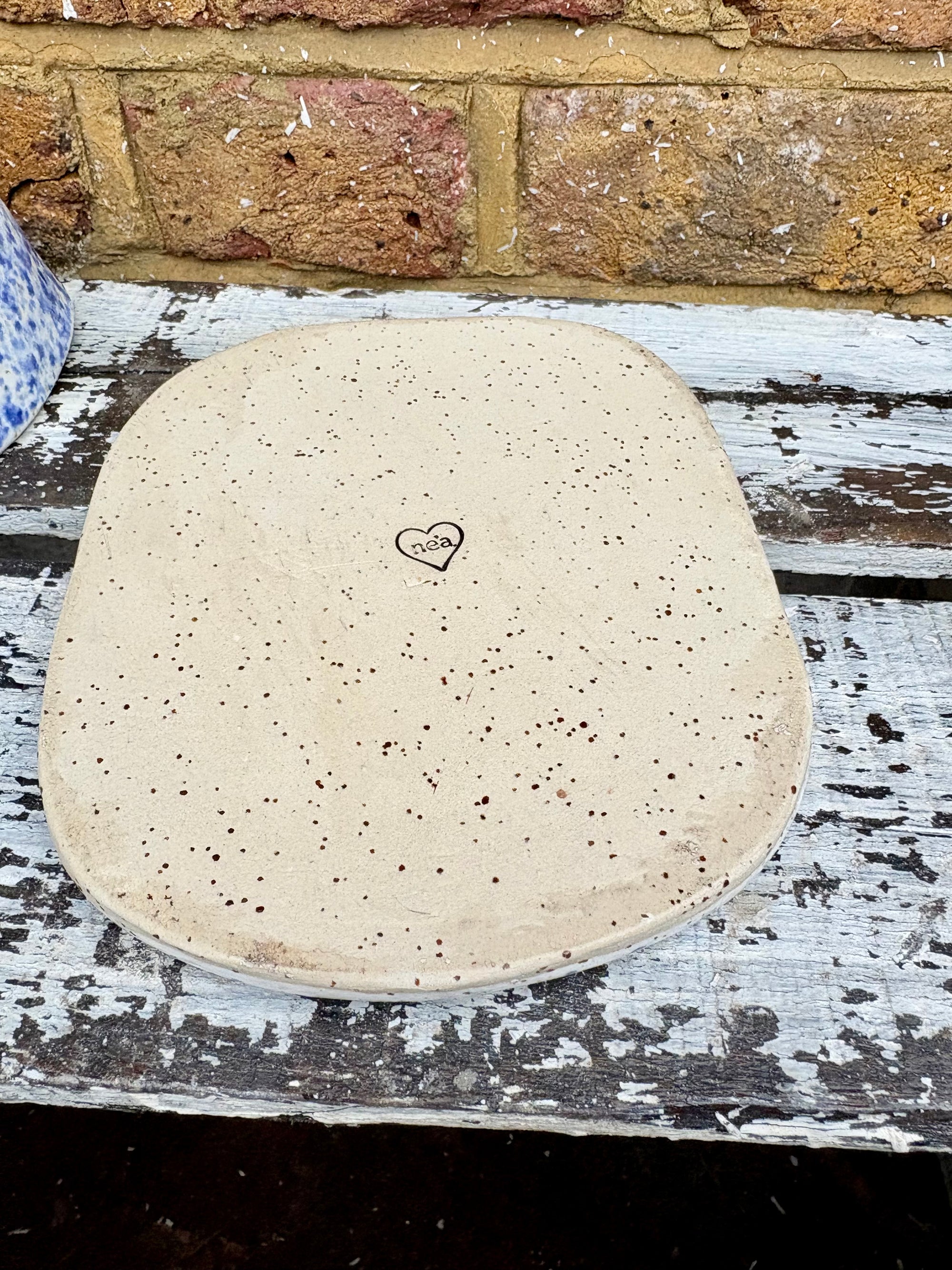 Butter Dish (butter slut, speckle blue)