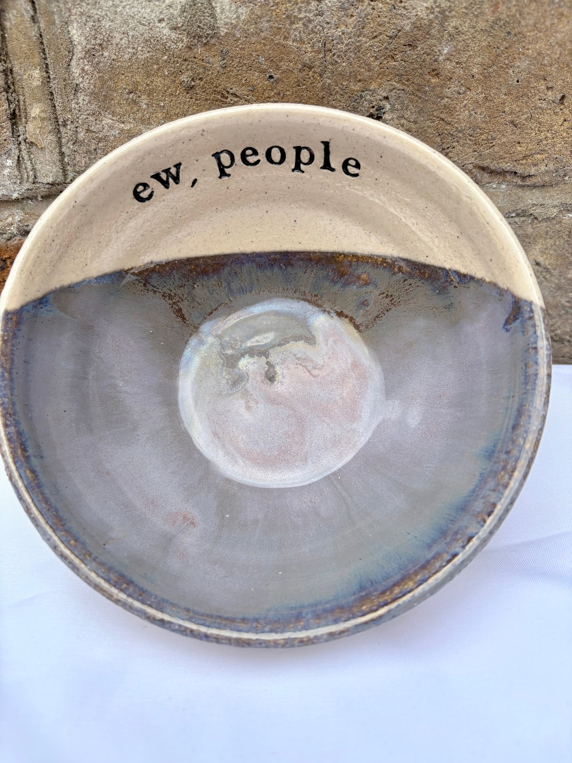 "people ew" bowl (Lavender Sky)