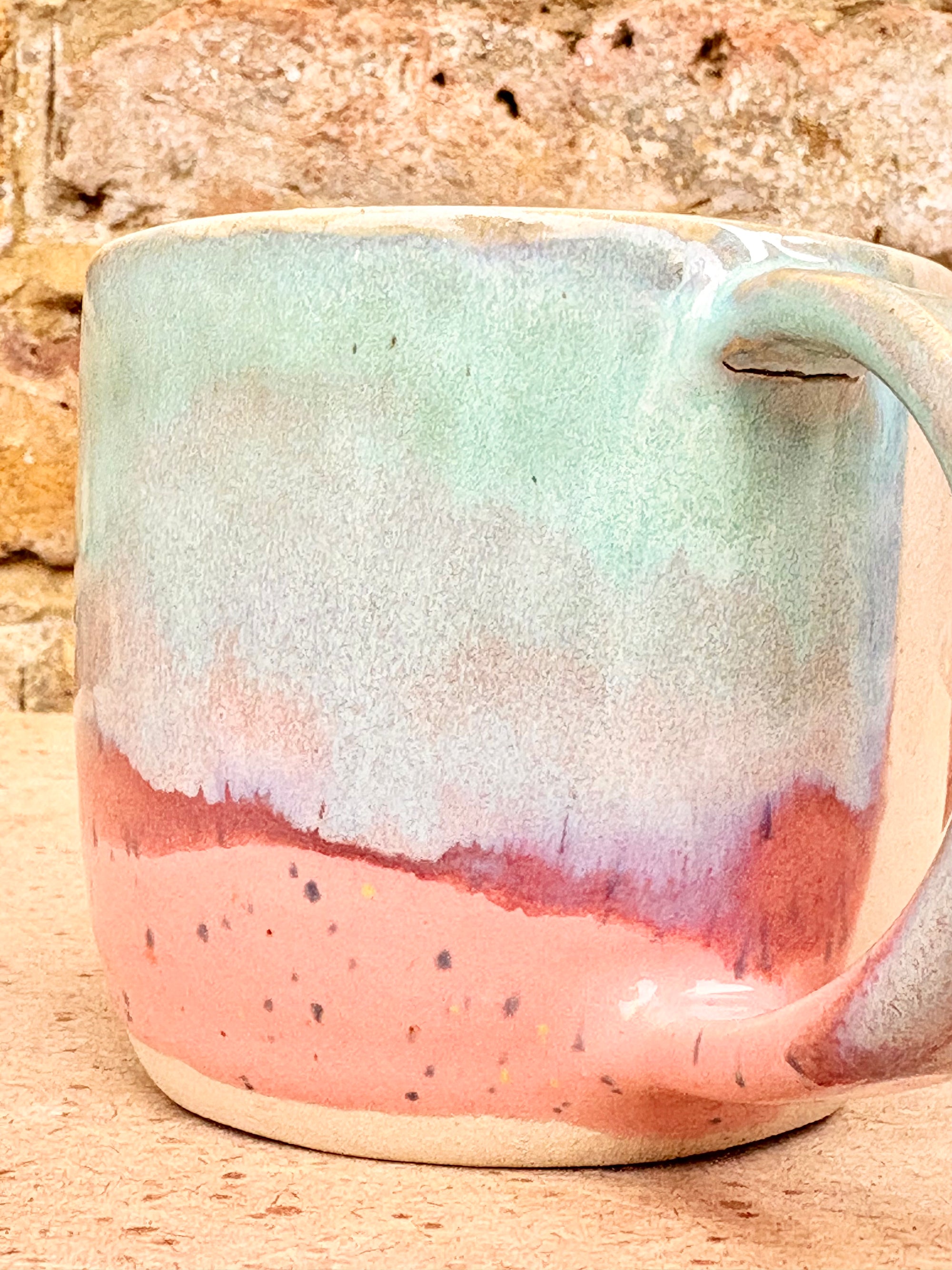 “love is love” mug (pink heart)