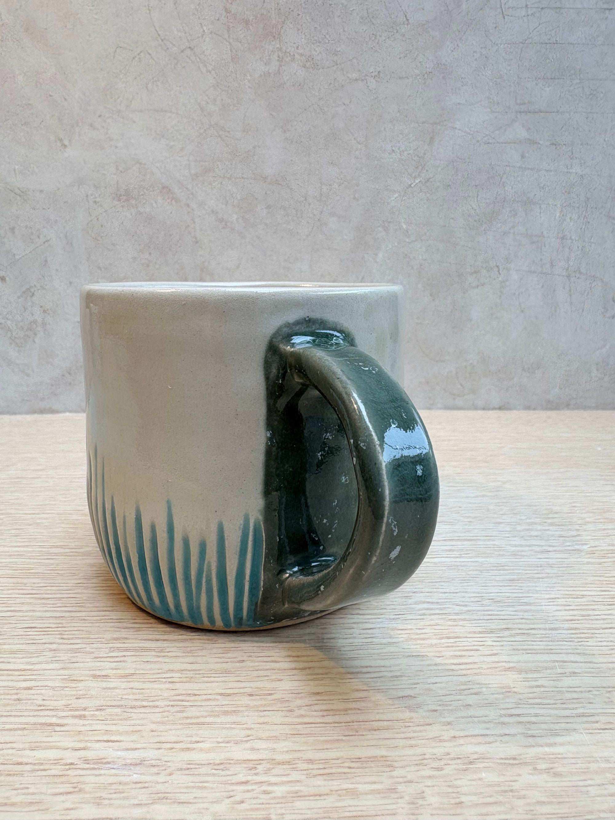 “Fuck off i'm reading" mug (Turquoise Grooves)