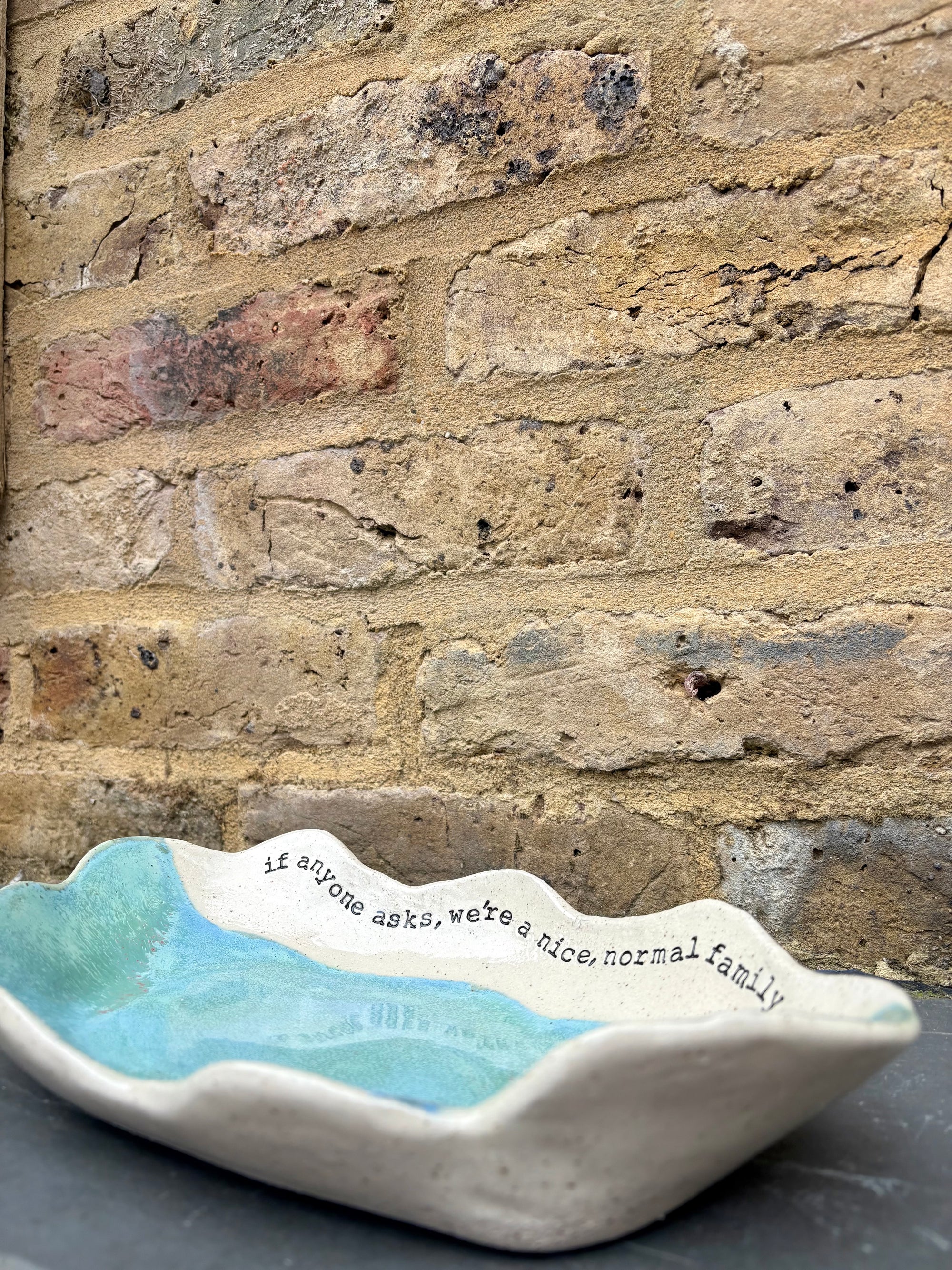 "If anyone asks, we're a nice normal family" Peacock Green