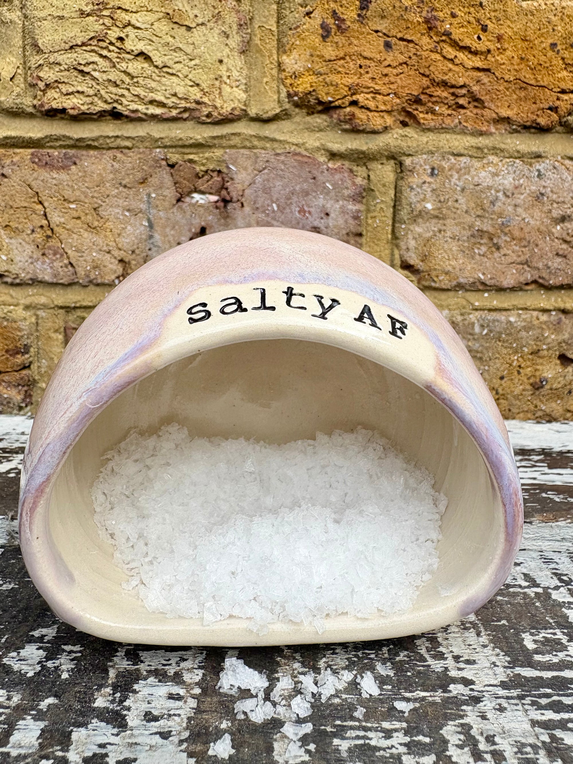 "Salty AF" Salt Pig (Lilac)