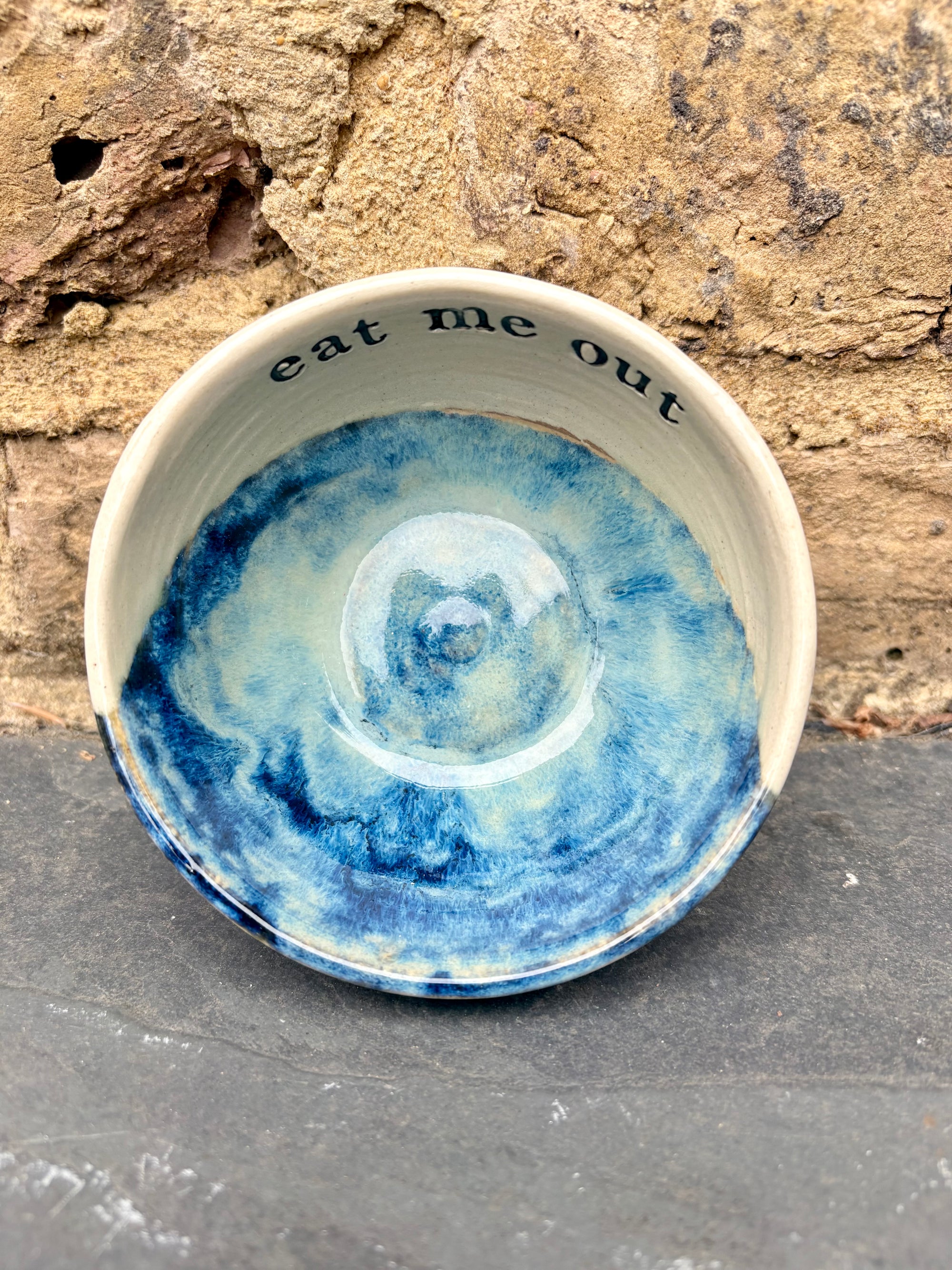 "eat me out" snack bowl