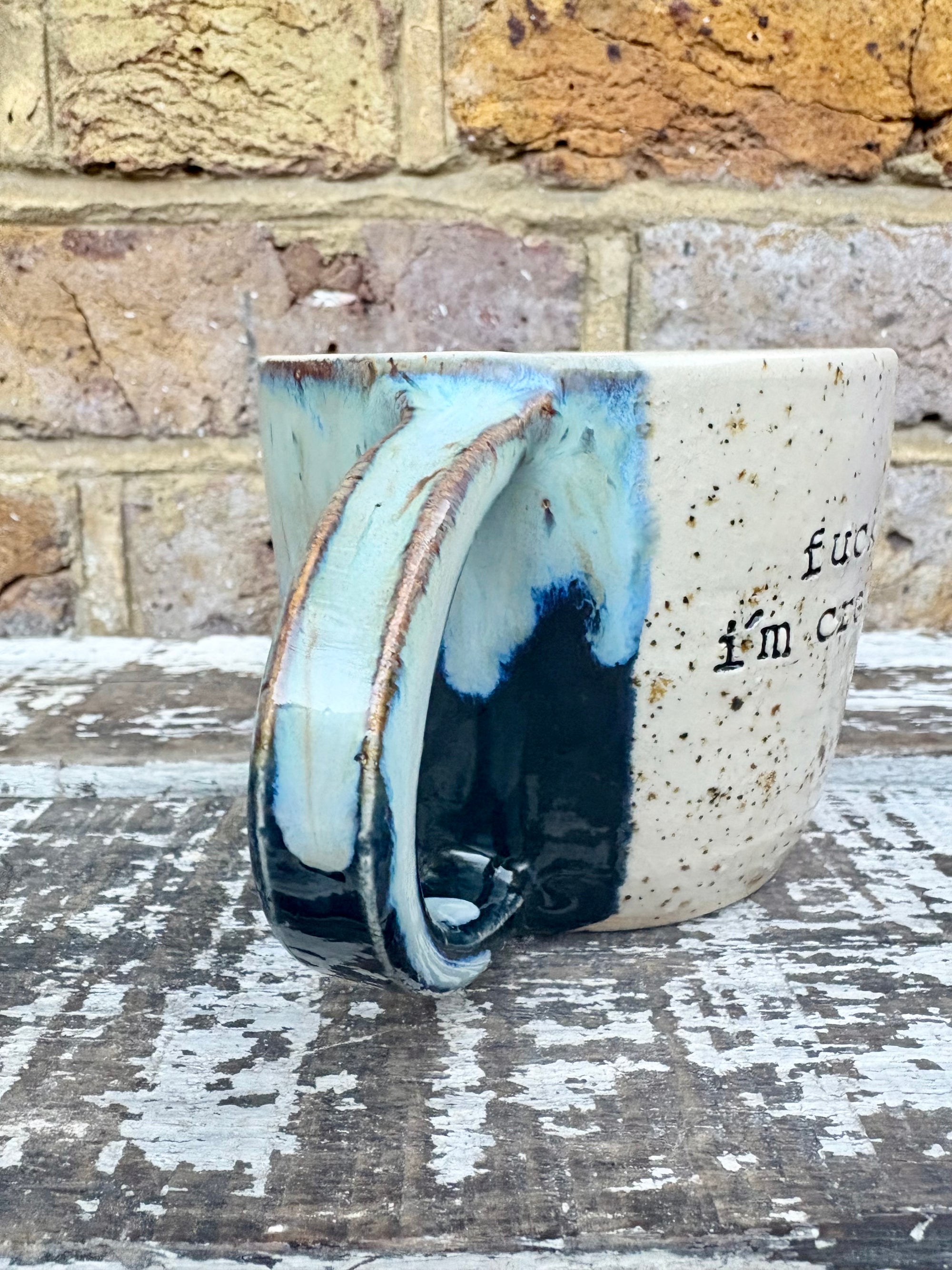 “Fuck off, i'm crocheting" mug