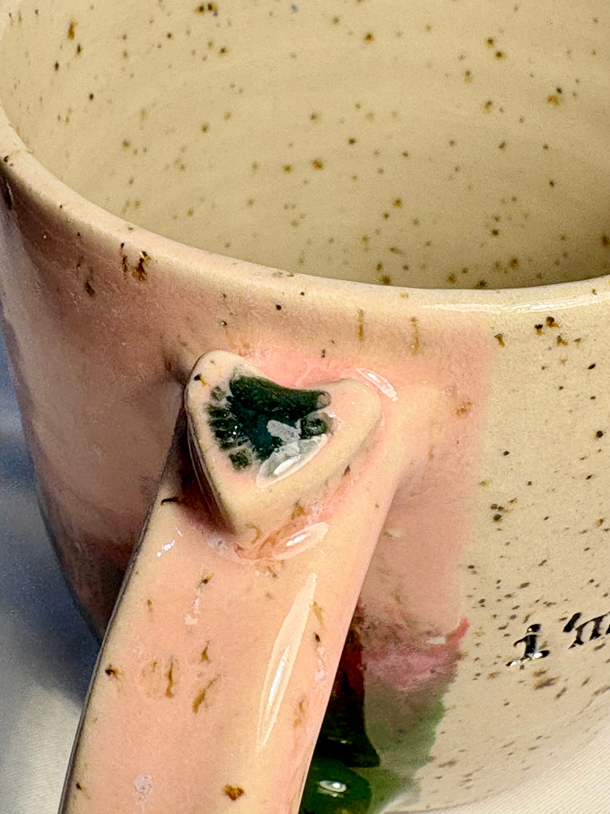 “Fuck off, i'm gardening" mug (pink/green)