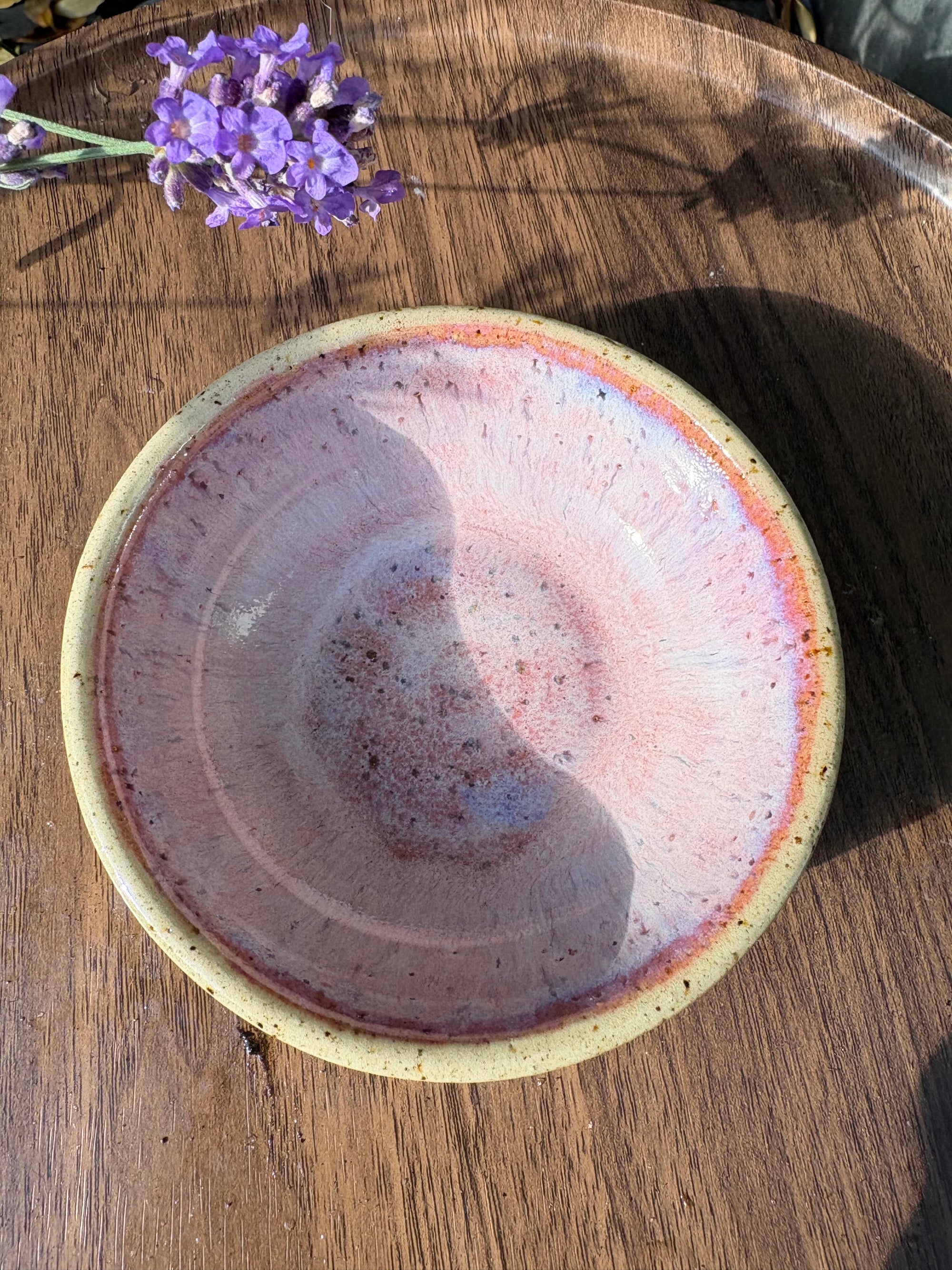 "random shit" trinket dish (pink)