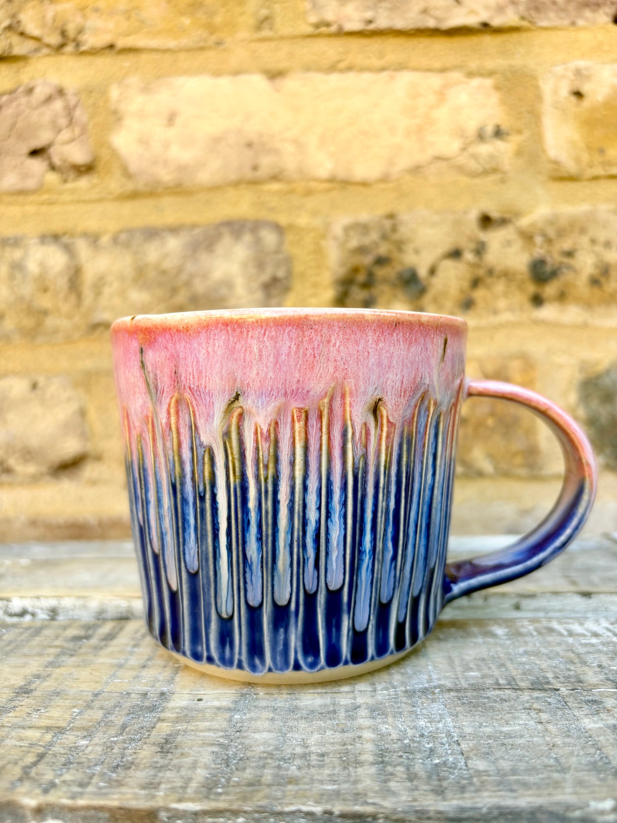 "fuck these cunts"  mug (pinks night sky)