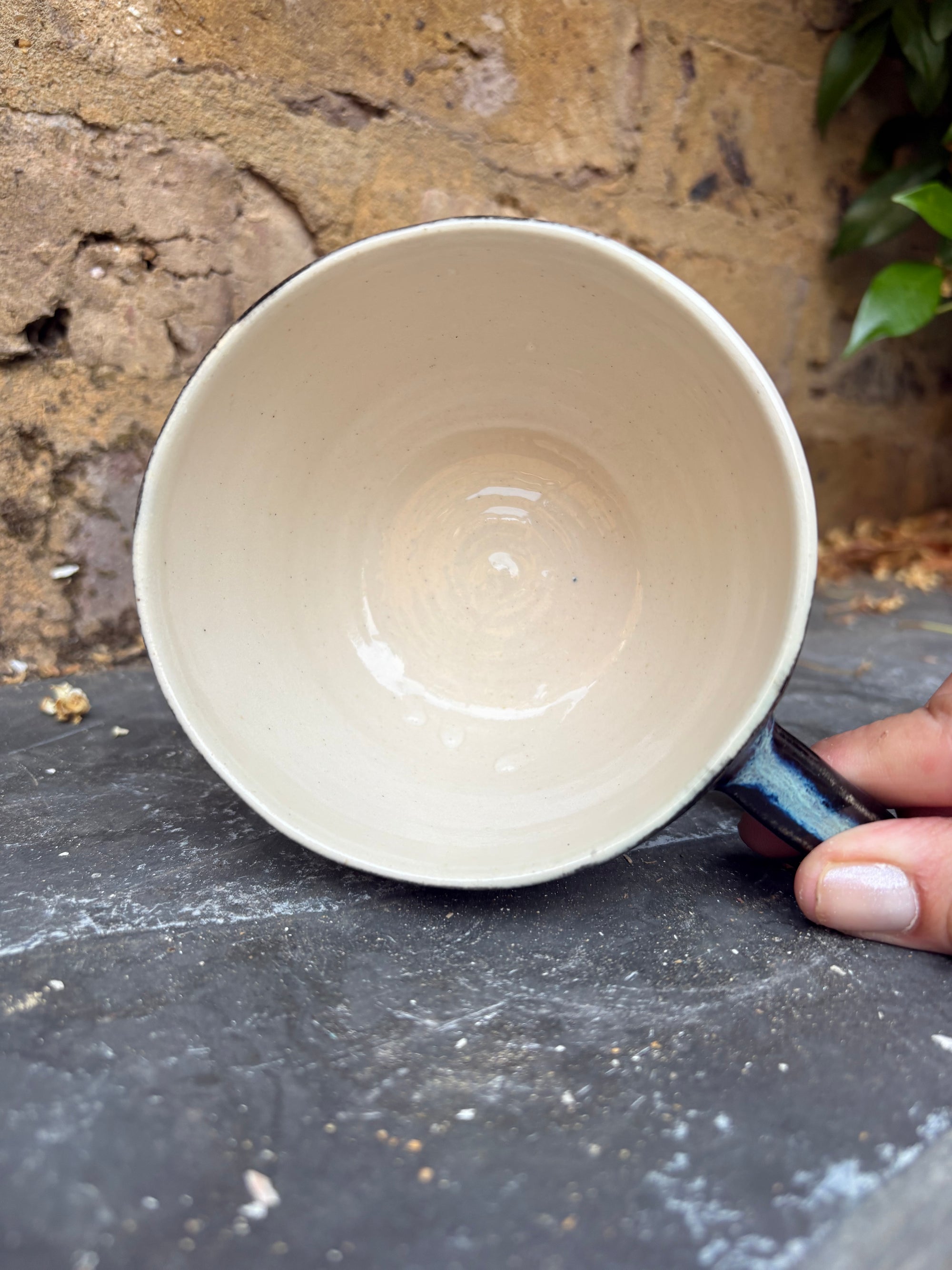 “chuck it in the fuck it bucket" mug (blue shore, 280ml)