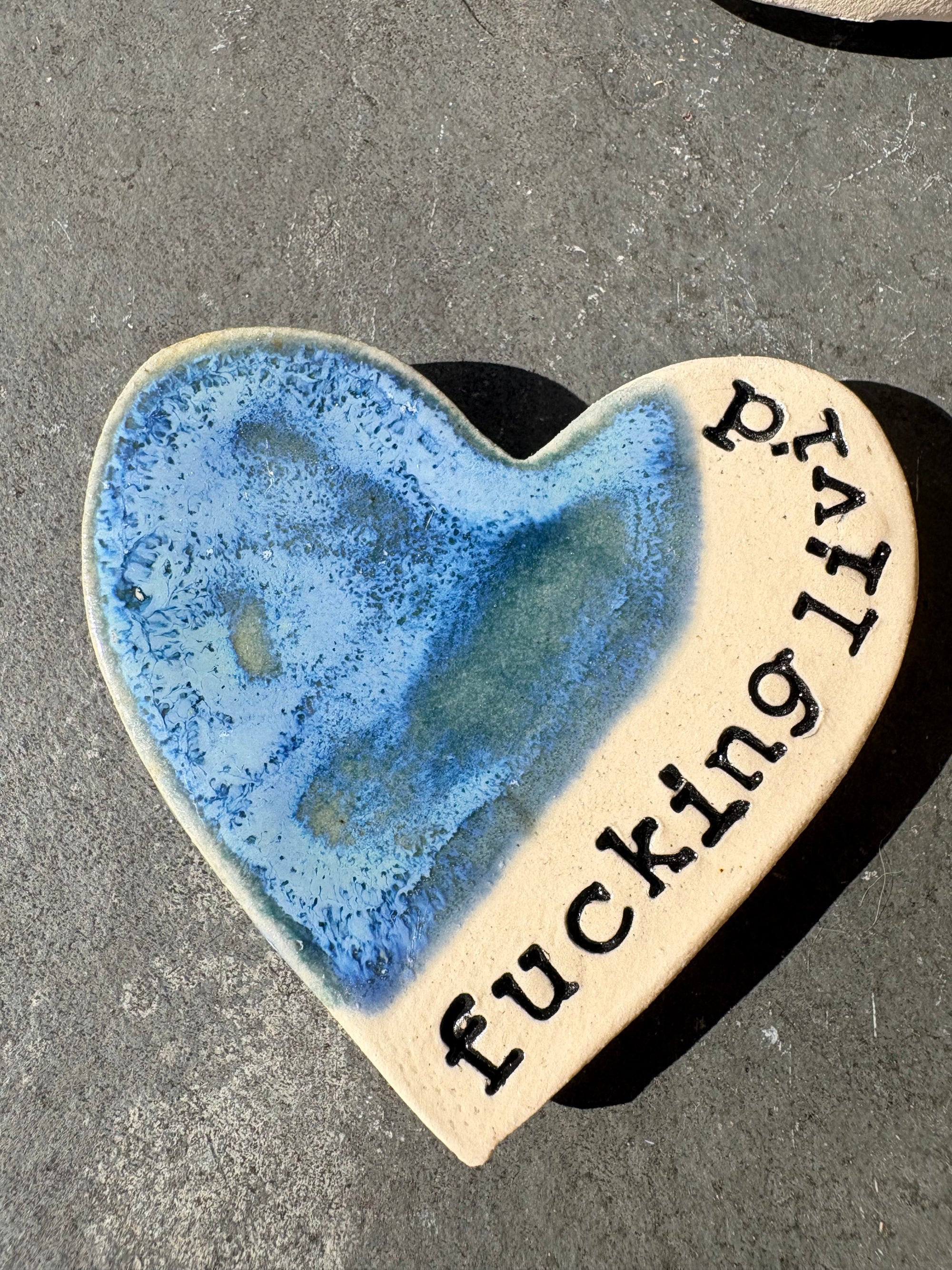 “fucking livid" magnet (blue, large)