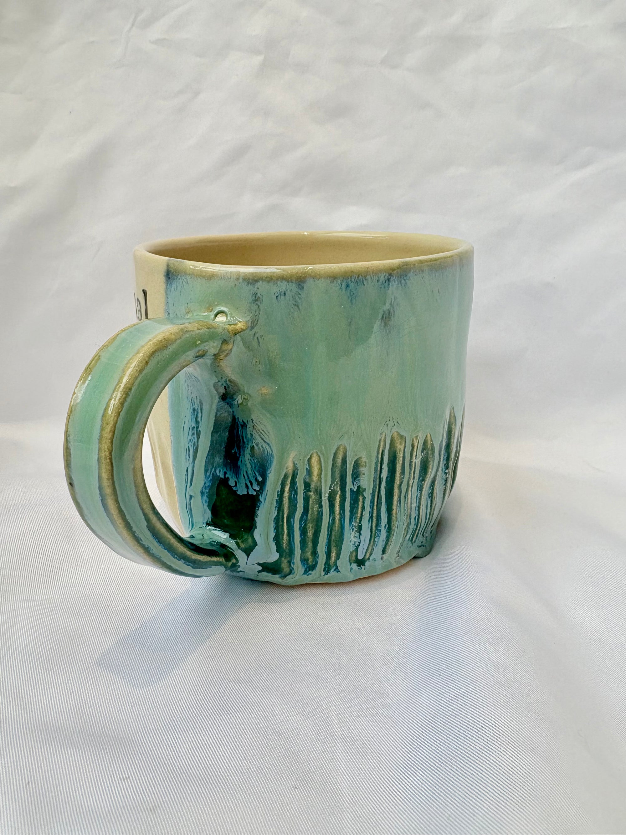 "professional overthinker" handmade mug